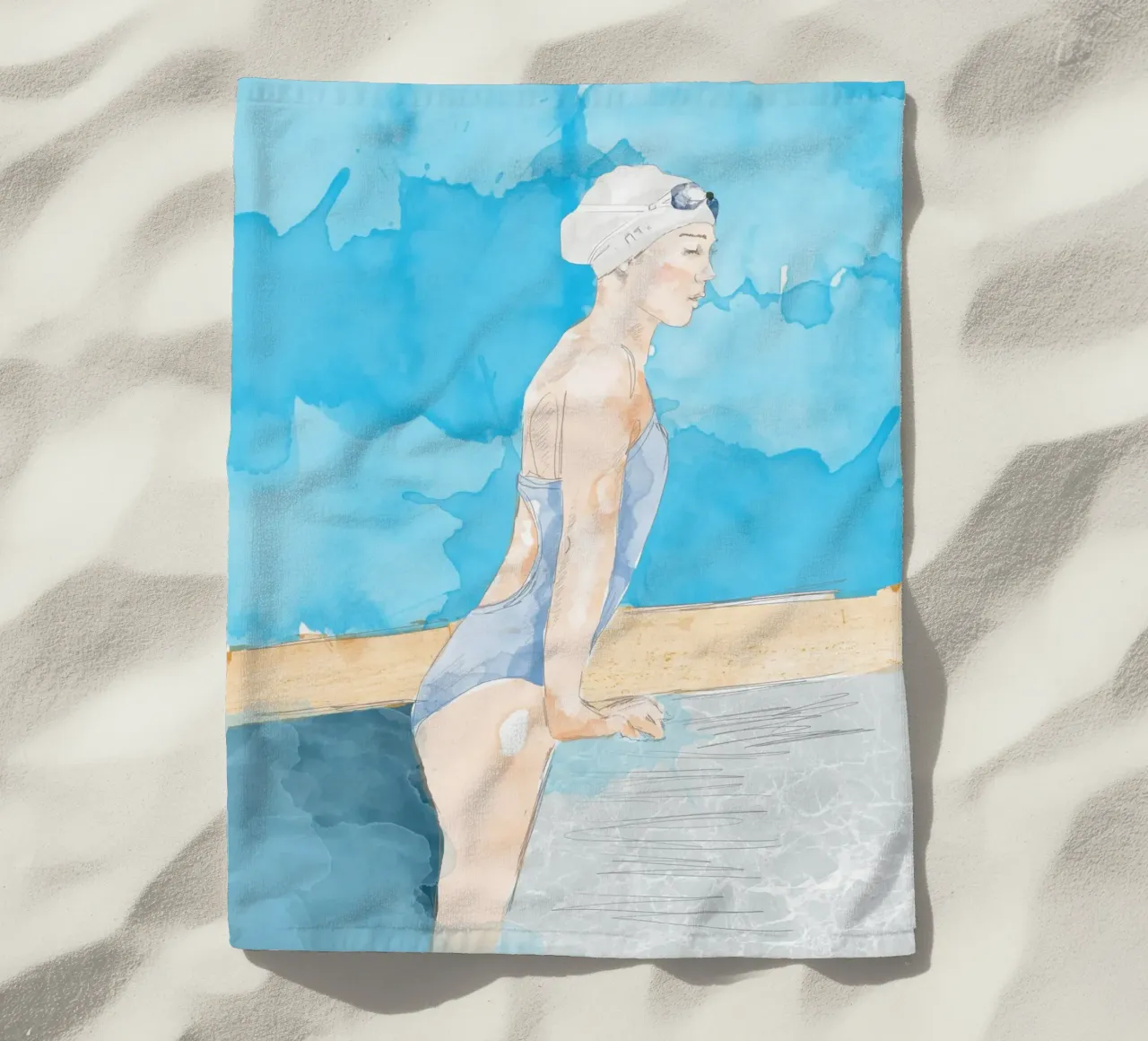 New pool beach towel by LaylaOzFun
