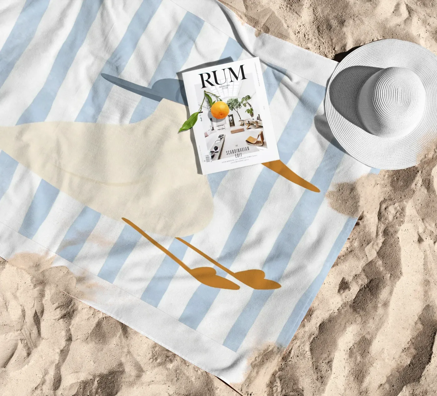 Coole eend strandhanddoek van Littleleo