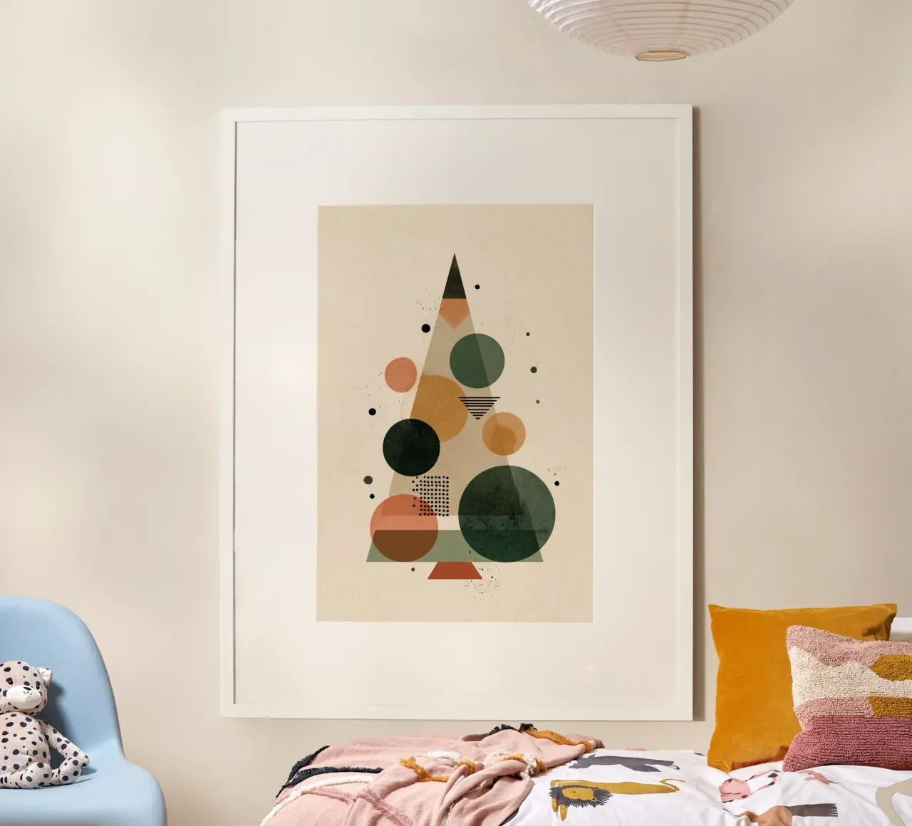 Minimal Circle Tree carta hahnemühle da Geometrica