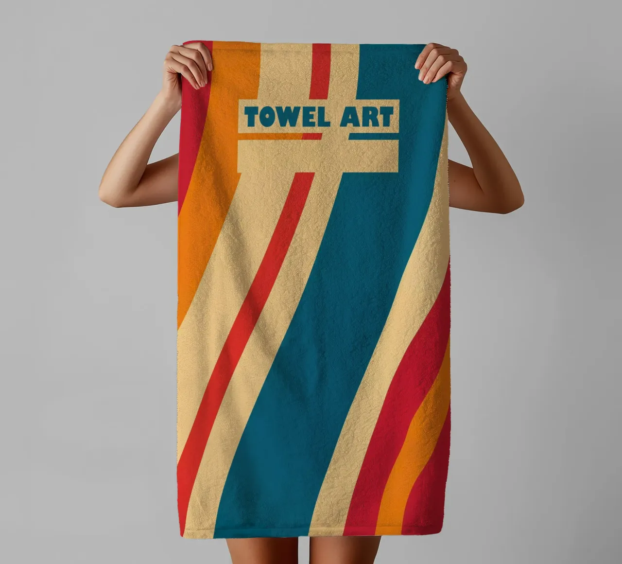 Towel Art (Please Personalize) Handtuch von Autofocus