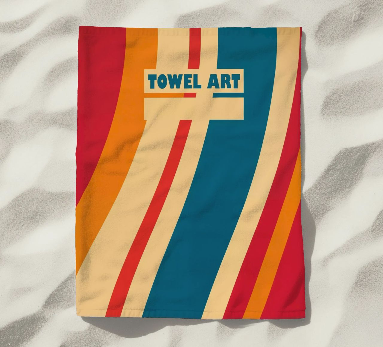 Towel Art (Please Personalize) telo mare da Autofocus