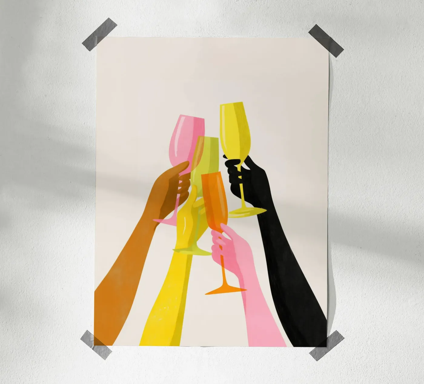 Cheers Together poster da Roseberry Design