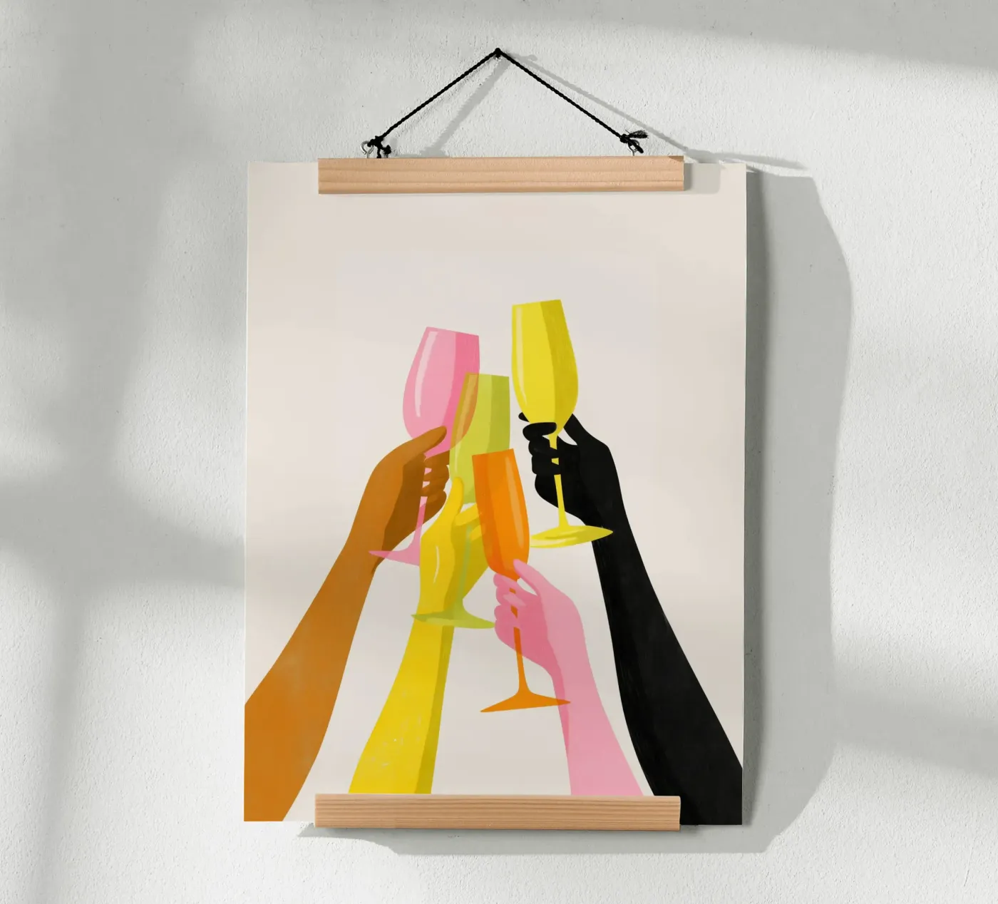 Cheers Together poster da Roseberry Design
