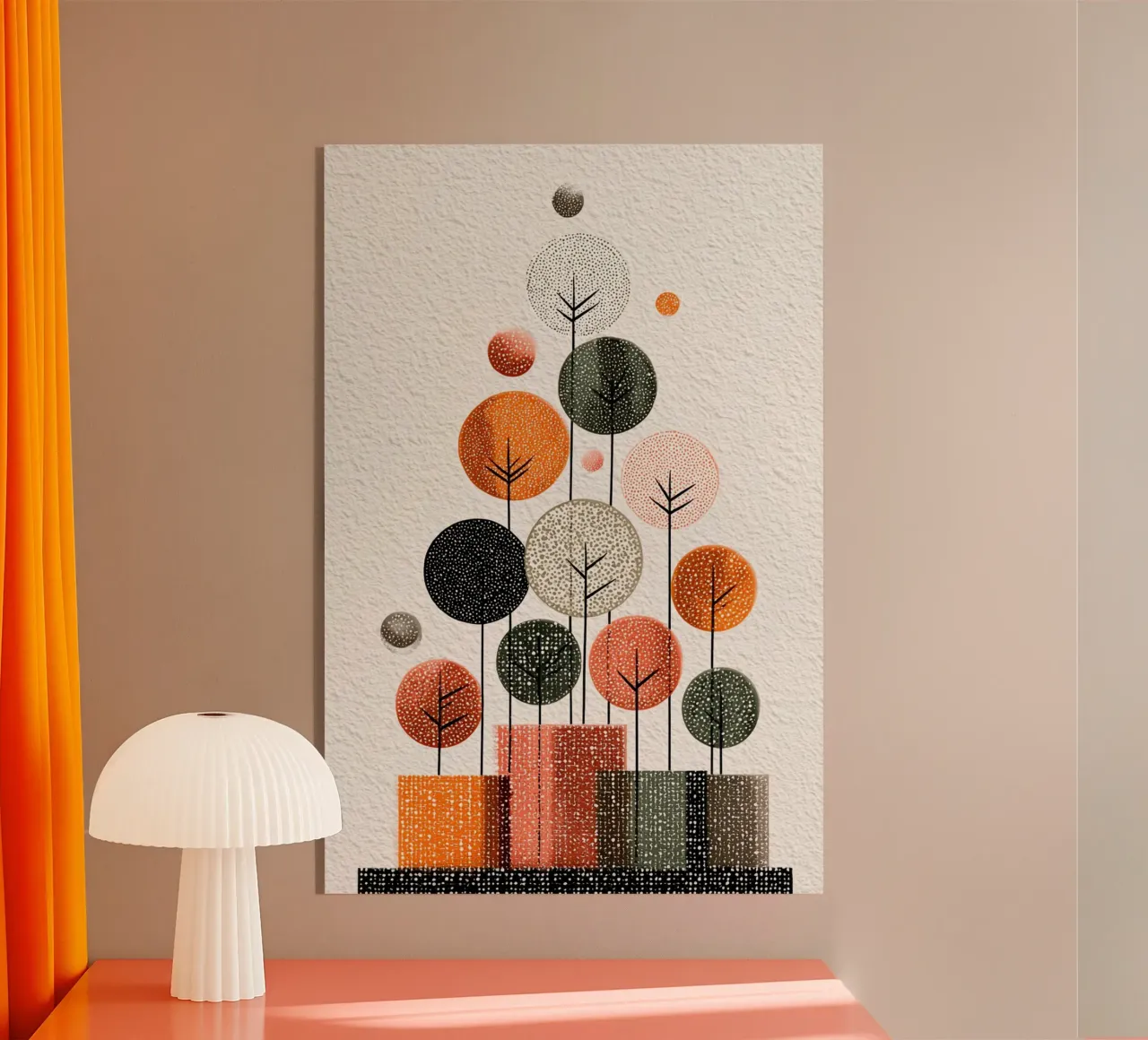 Winter Tree Symphony plexiglass da michi