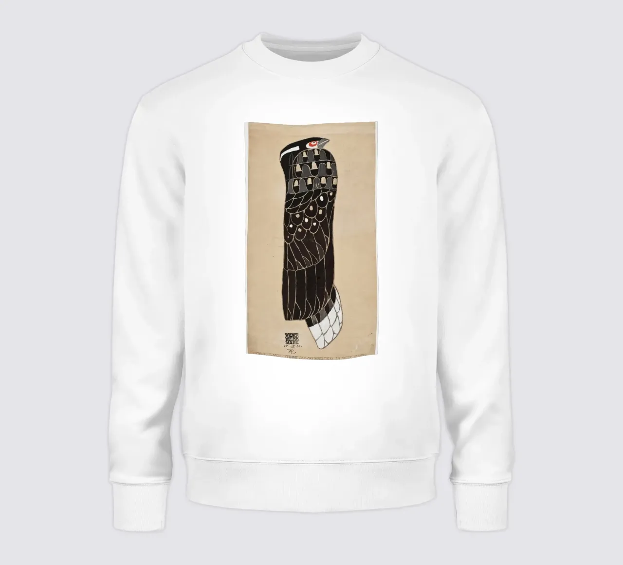 Bird from the Stoclet Frieze (1905–1911) by Gustav Klimt felpa da Gustav Klimt ART Prints