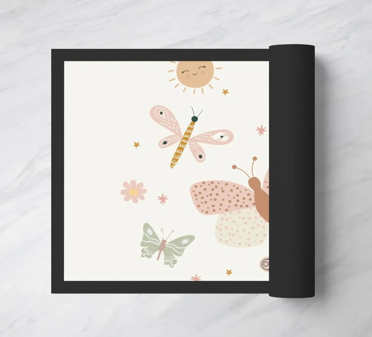 Vlinderweide deurmat van Littleleo