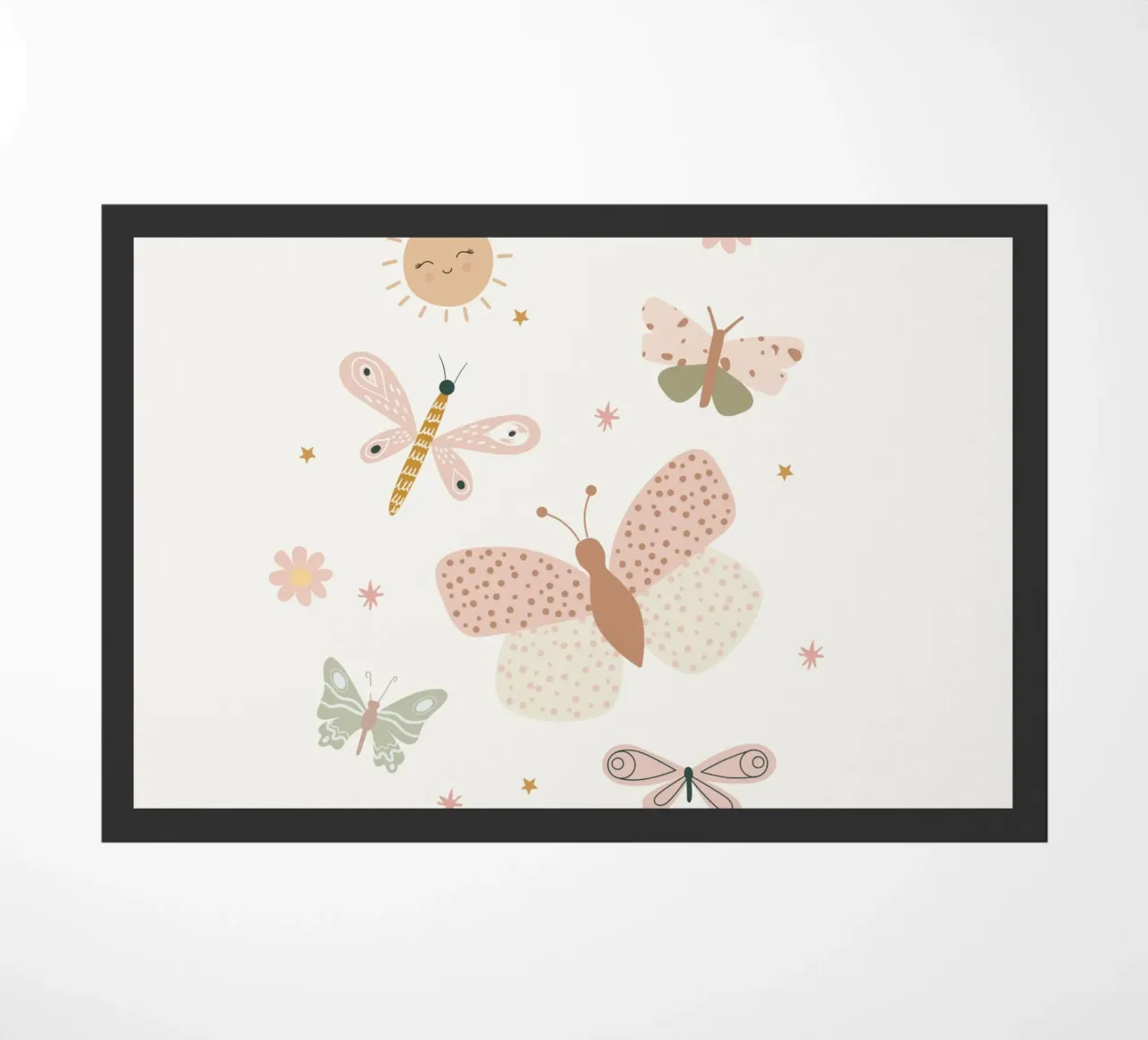 Vlinderweide deurmat van Littleleo