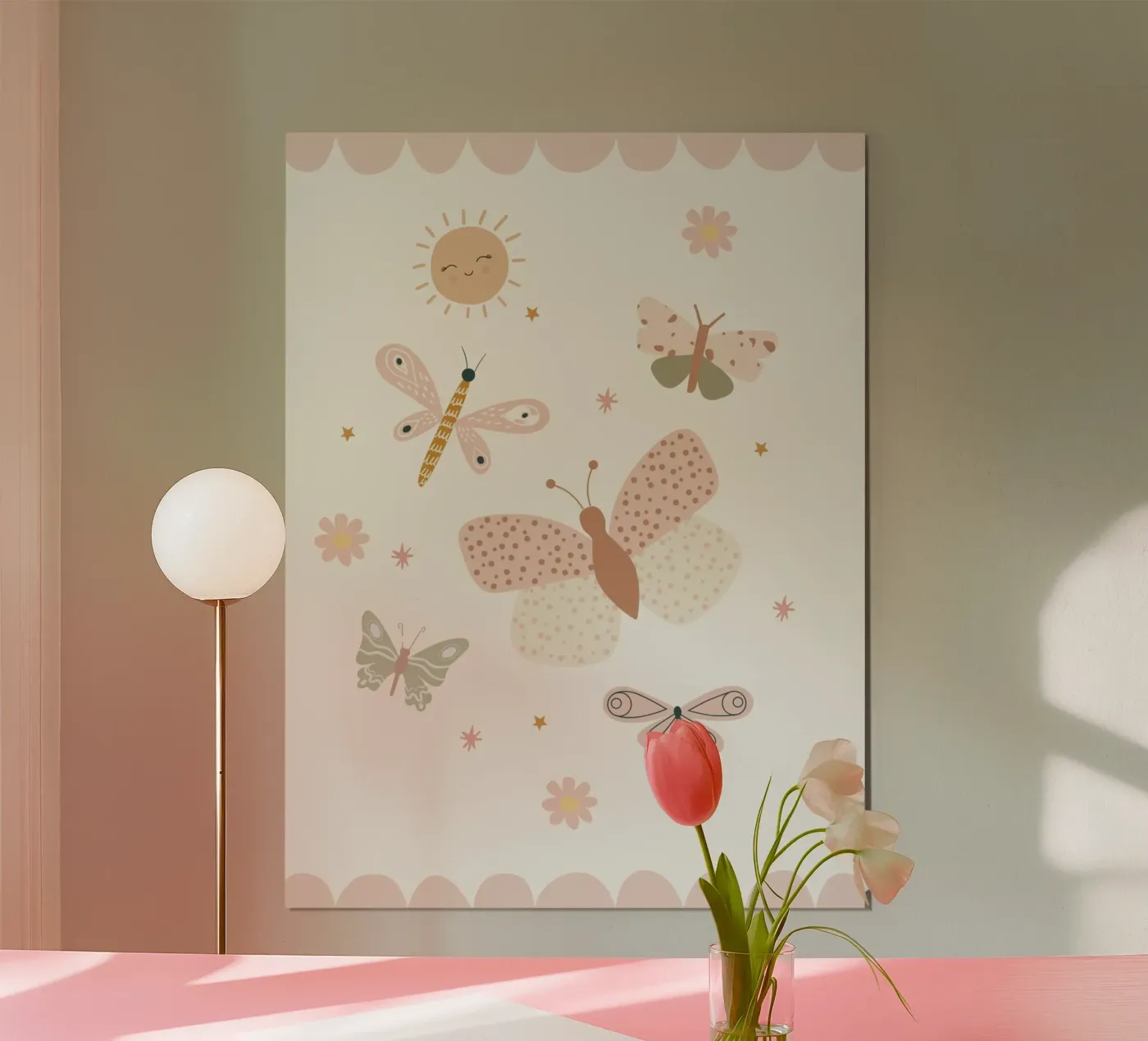 Vlinderweide poster van Littleleo