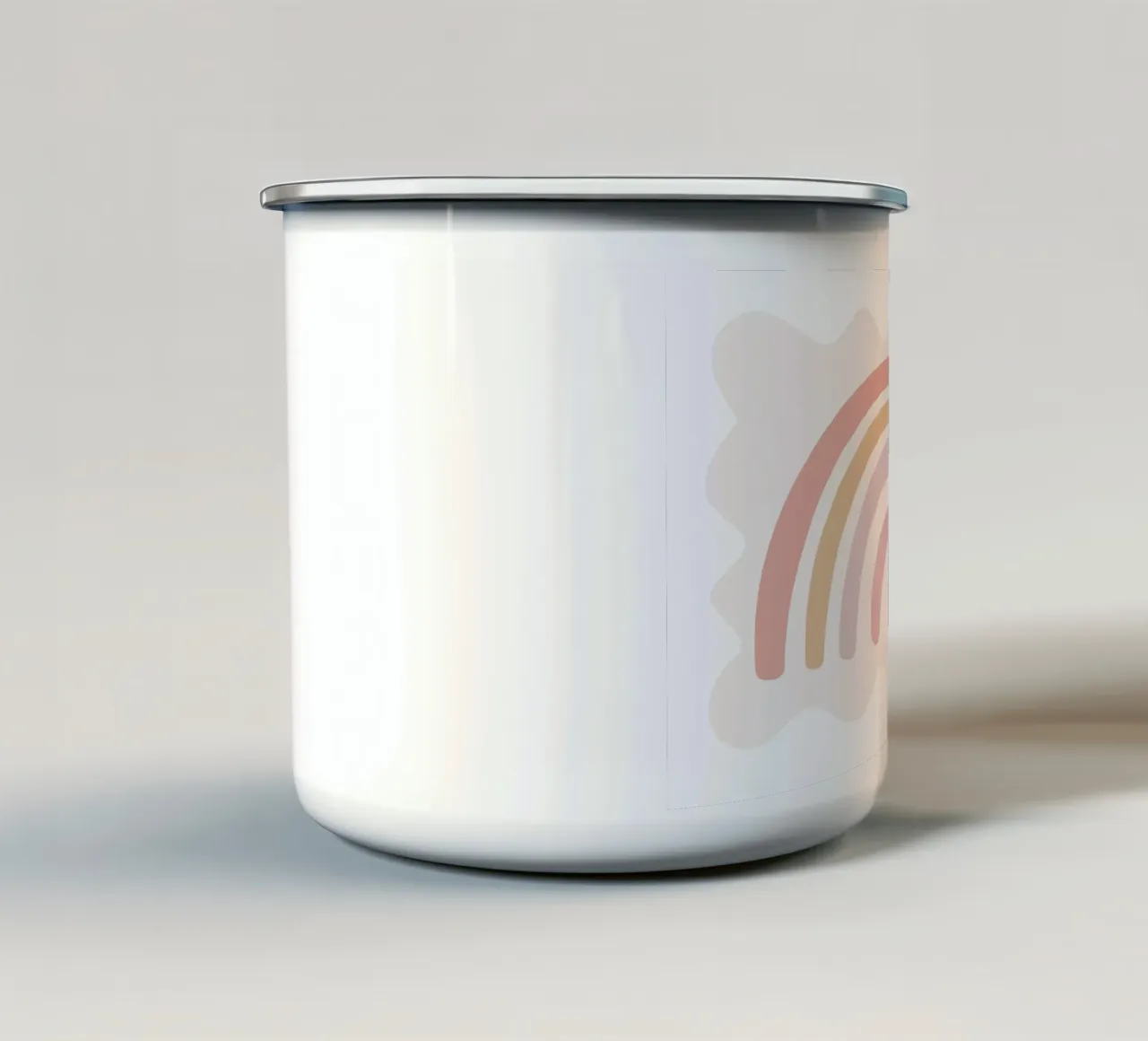 Stampa arcobaleno tazza in smalto da Littleleo