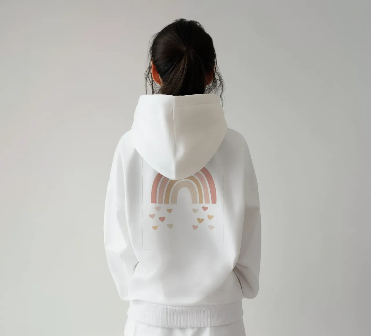Amore arcobaleno felpa con cappuccio da Littleleo