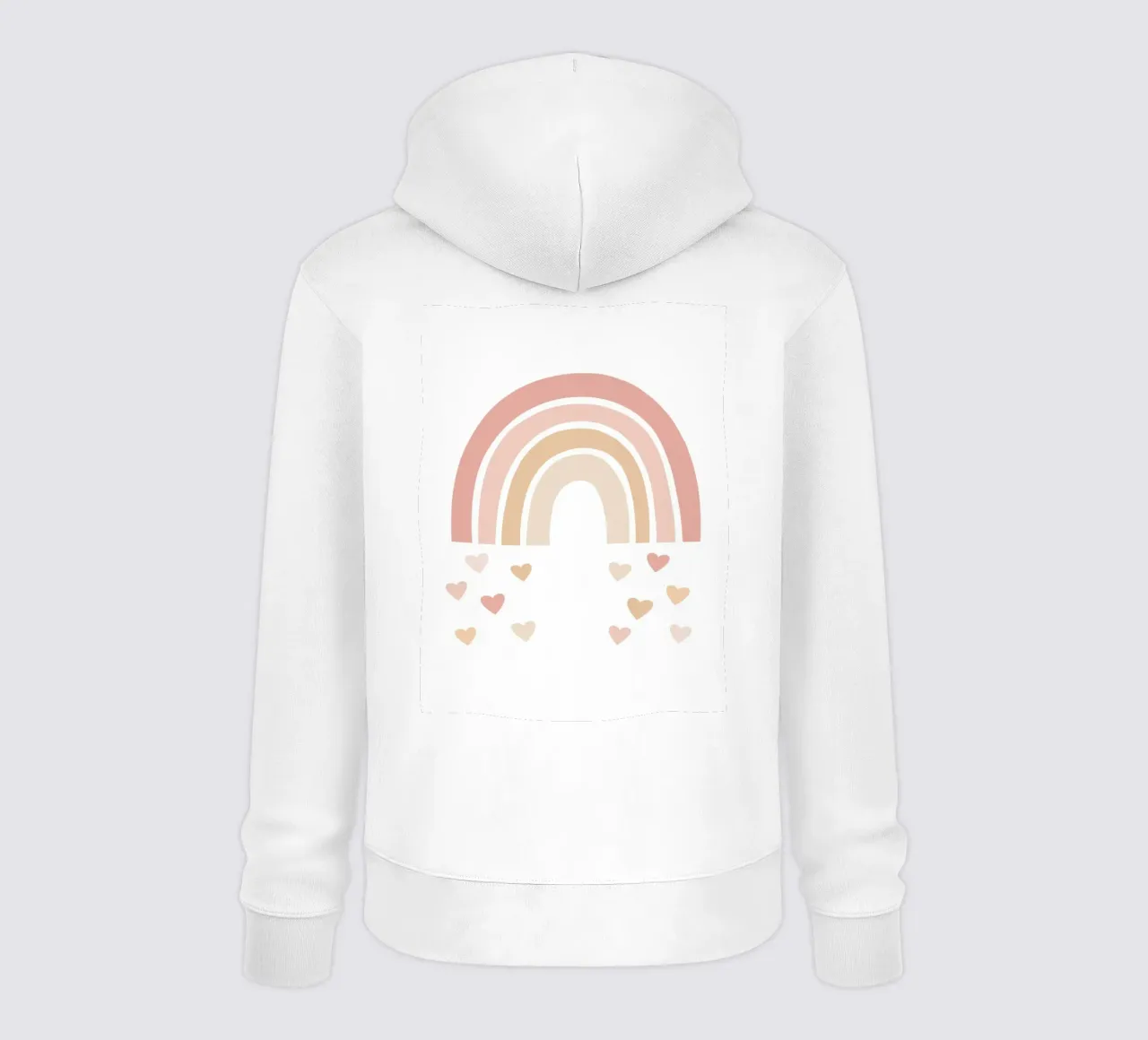 Amore arcobaleno felpa con cappuccio da Littleleo