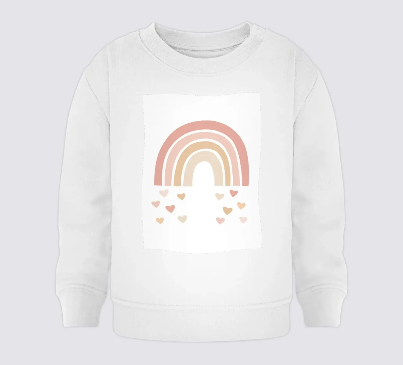 Amore arcobaleno felpa neonato da Littleleo