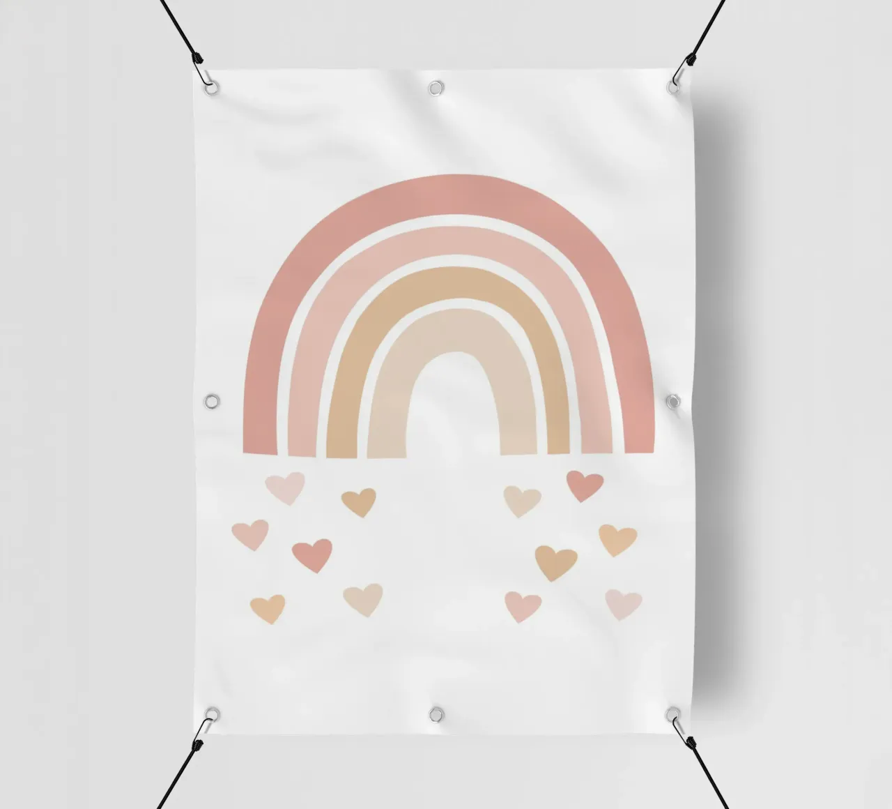 Amore arcobaleno telo in pvc da Littleleo