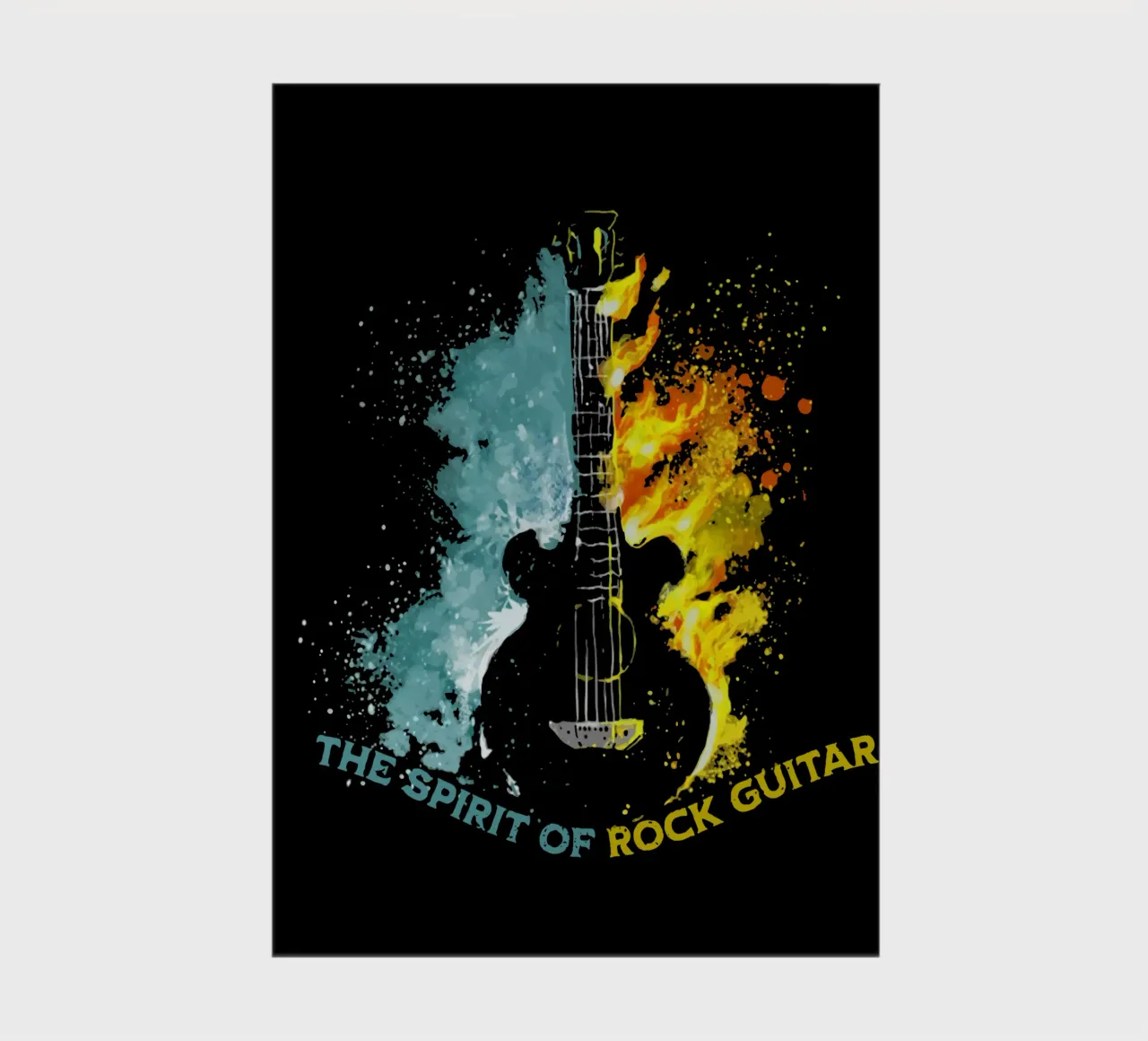 The Spirit of Rock Guitar and Fire & Water notebook by Gunawan Rb