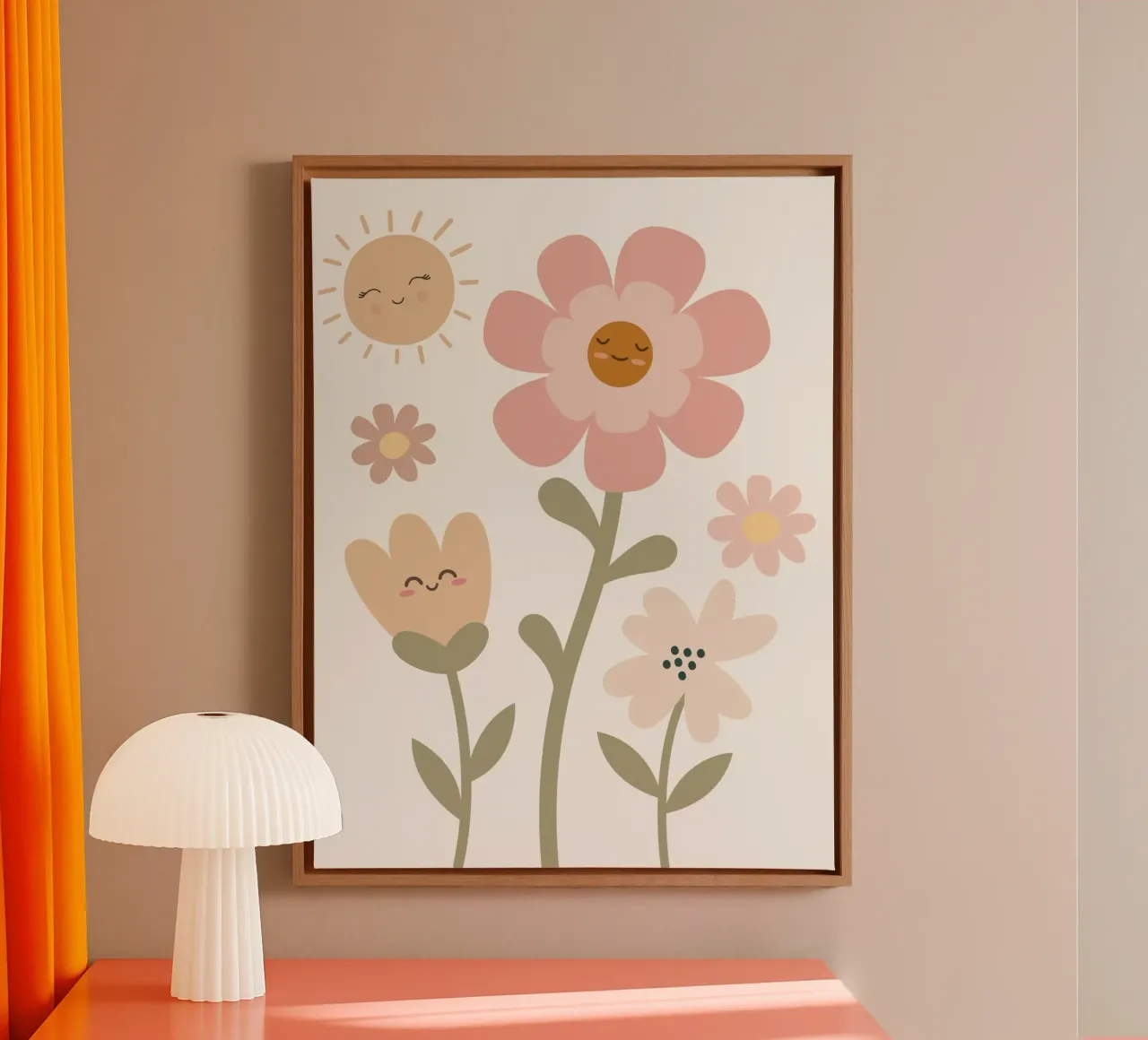 Bloom Bright, Floral Print canvas by Littleleo