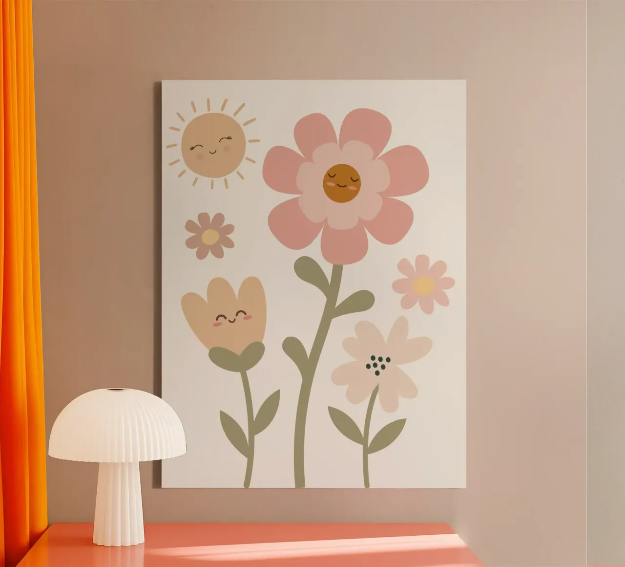 Bloom Bright, Floral Print canvas by Littleleo