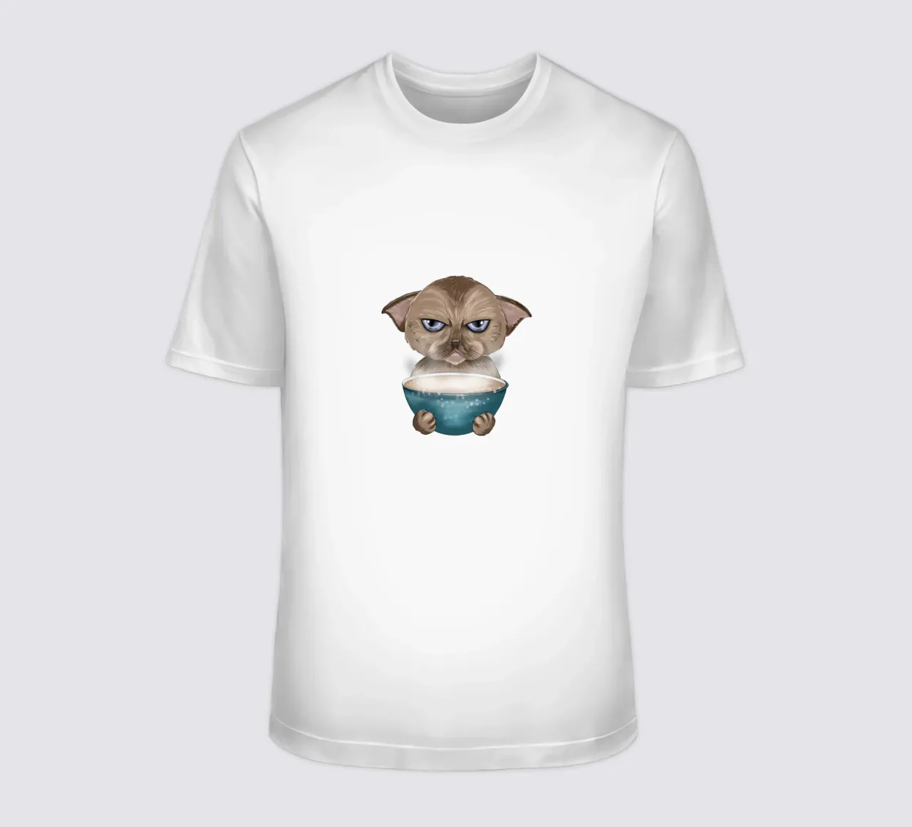 gatto brontolone t-shirt da by elle arts moments