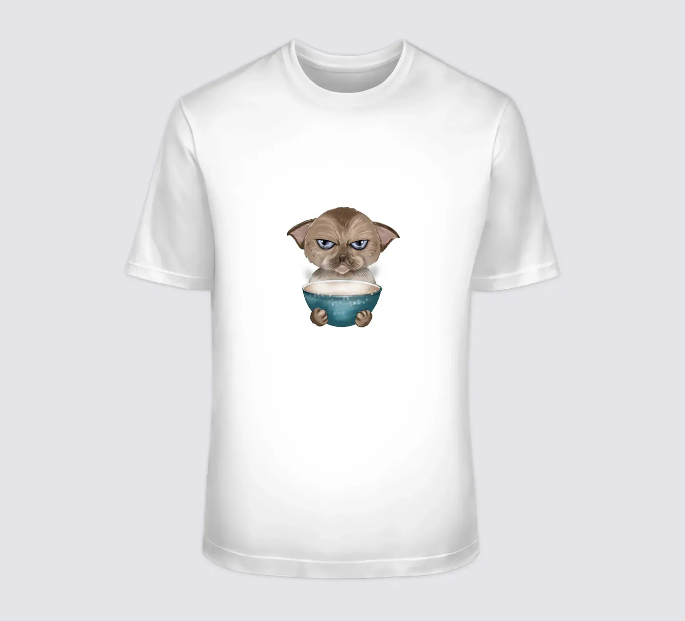 gatto brontolone t-shirt da by elle arts moments