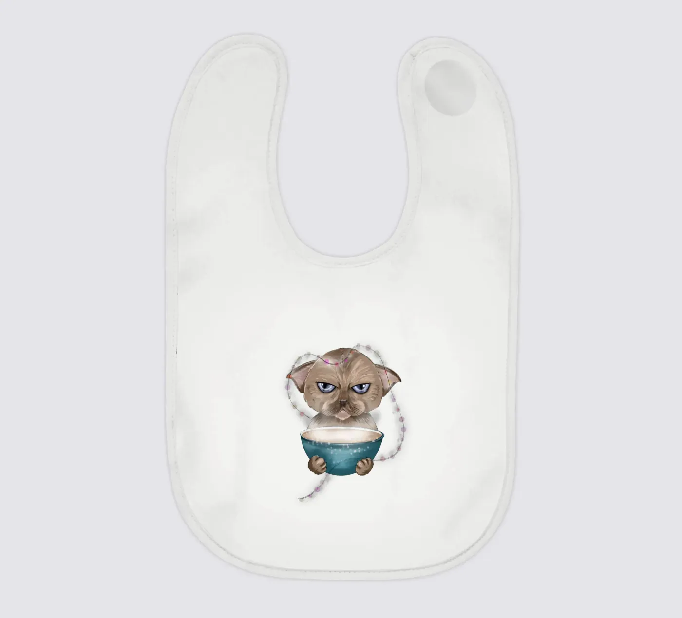 grumpy cat Babylätzchen von by elle arts moments