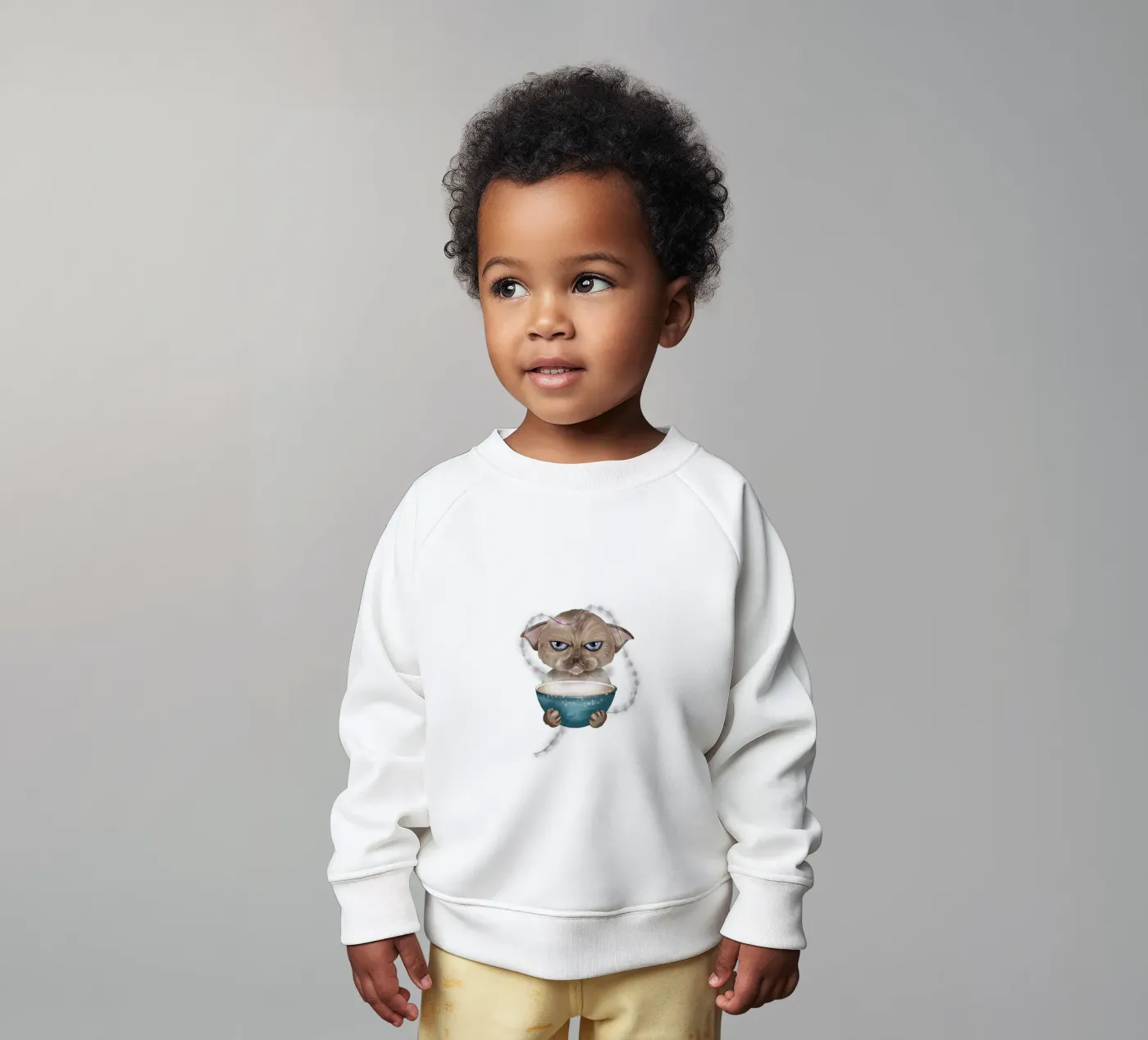 grumpy cat sweat pour bébé de by elle arts moments
