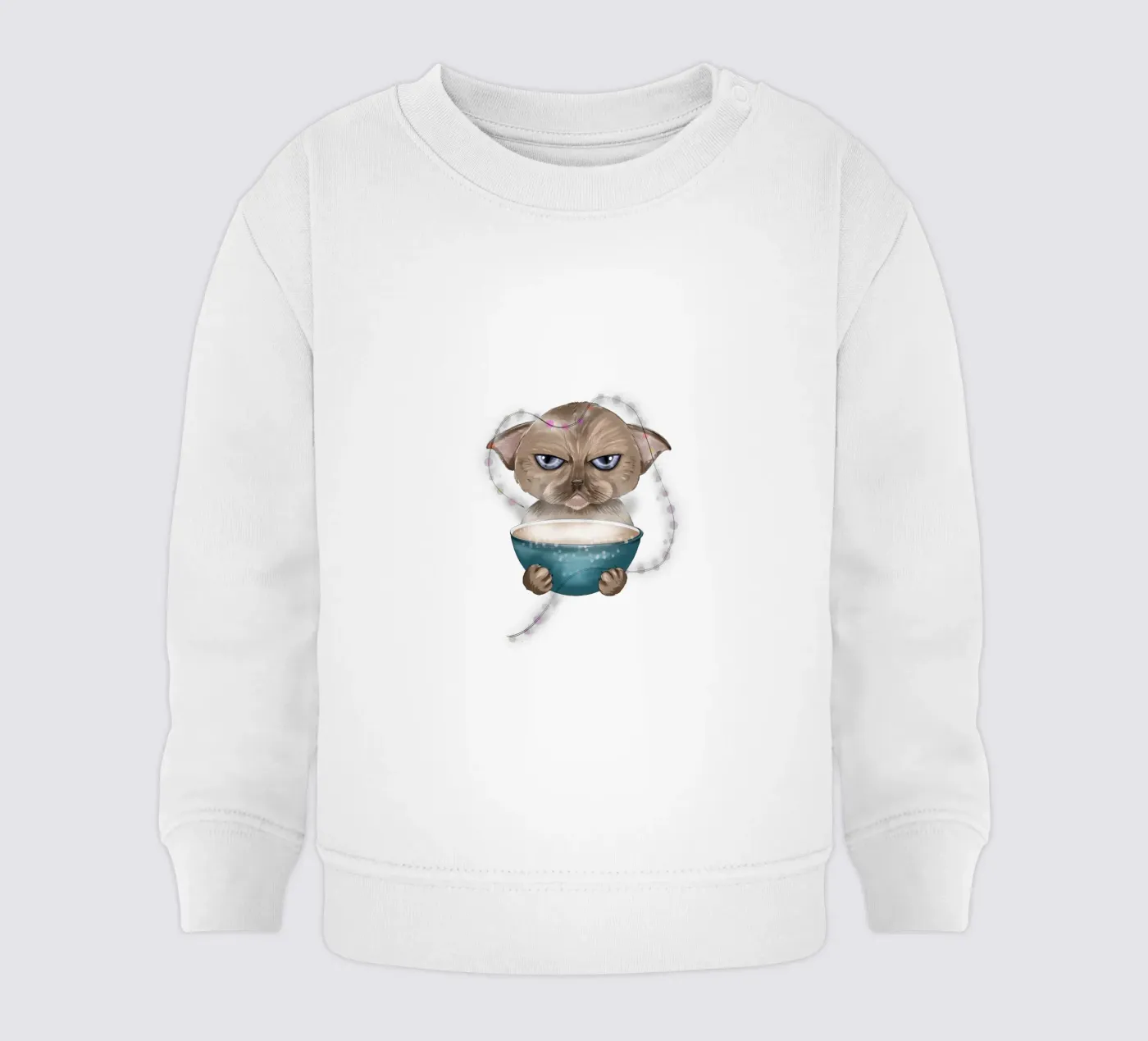 grumpy cat sweat pour bébé de by elle arts moments