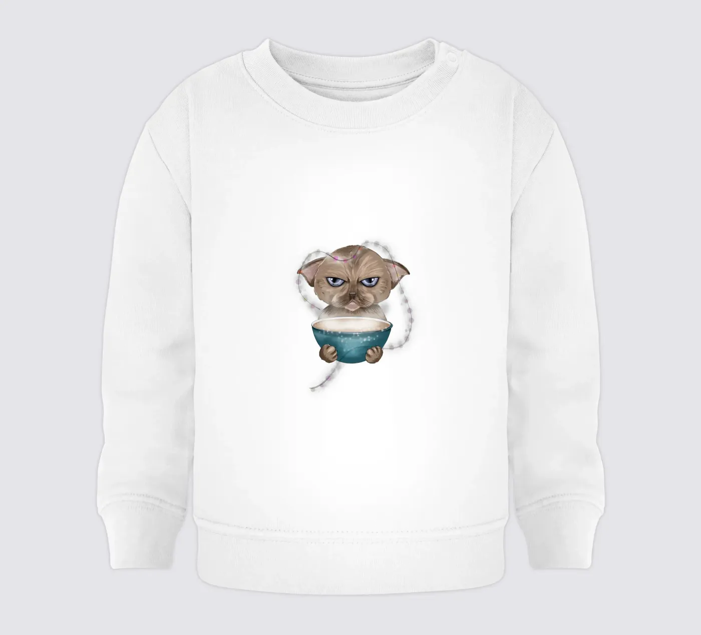grumpy cat sweat pour bébé de by elle arts moments