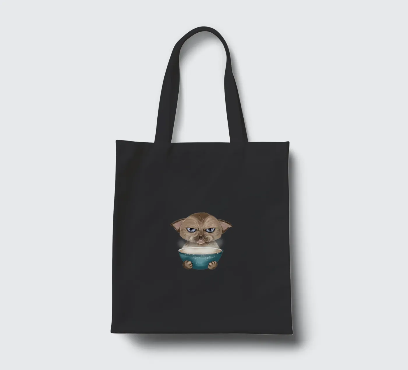 grumpy cat tote bag by by elle arts moments