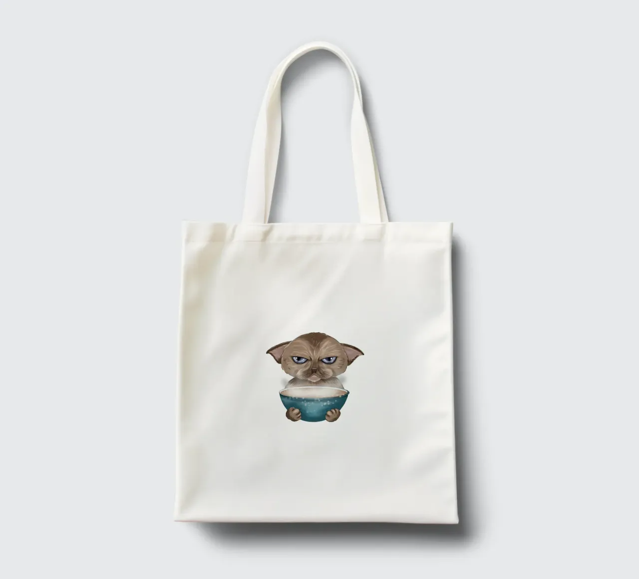 grumpy cat tote bag by sketch visual studio moments