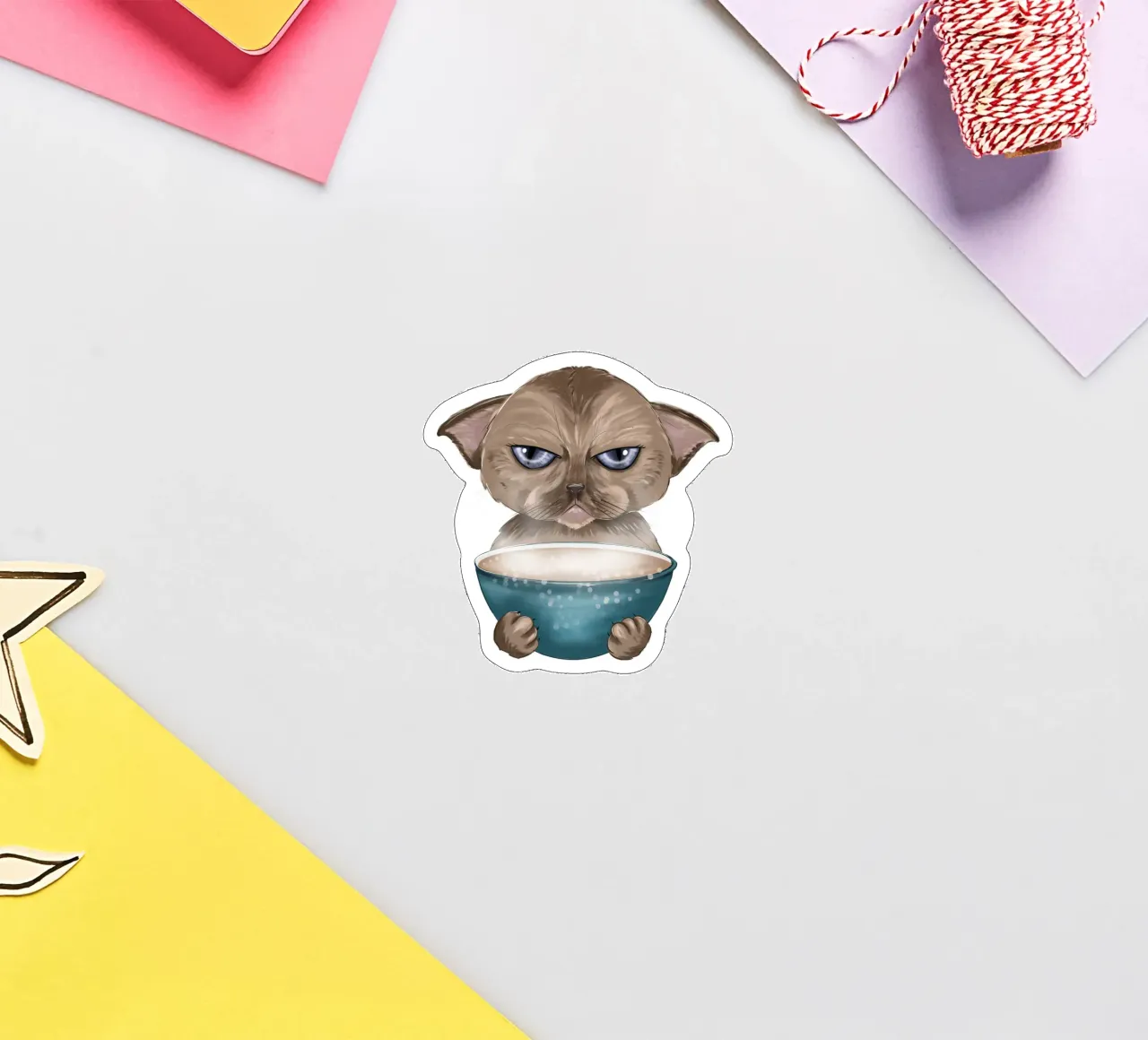 grumpy cat sticker by sketch visual studio moments
