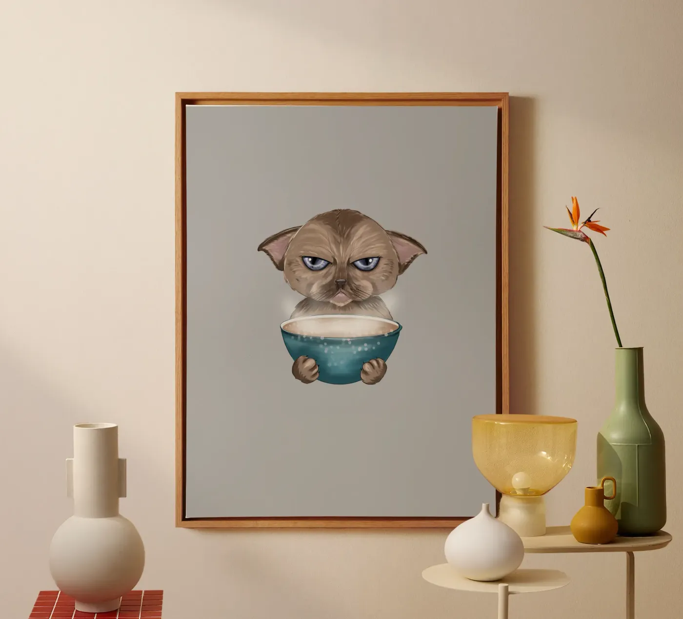 grumpy cat canvas van by elle arts moments