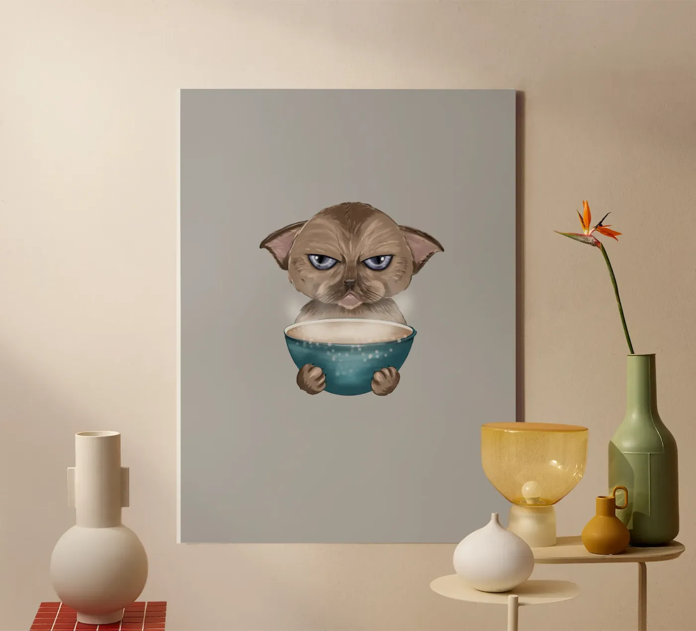 grumpy cat canvas van by elle arts moments