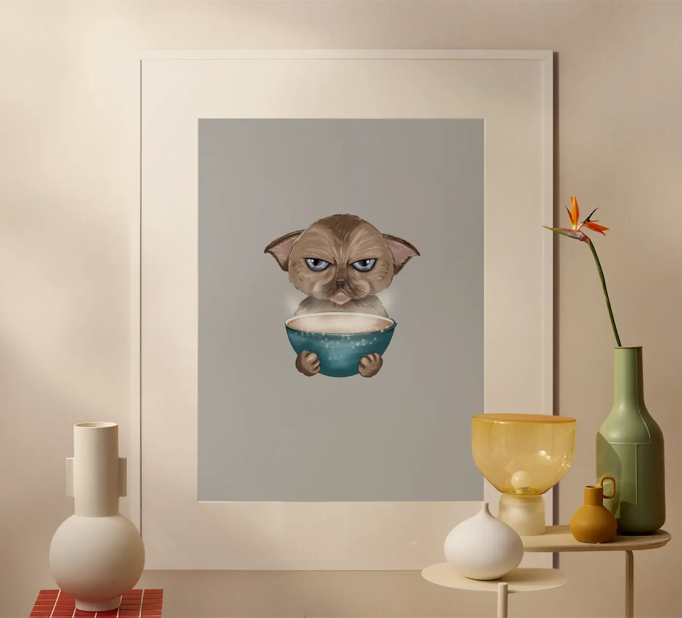 grumpy cat poster by by elle arts moments