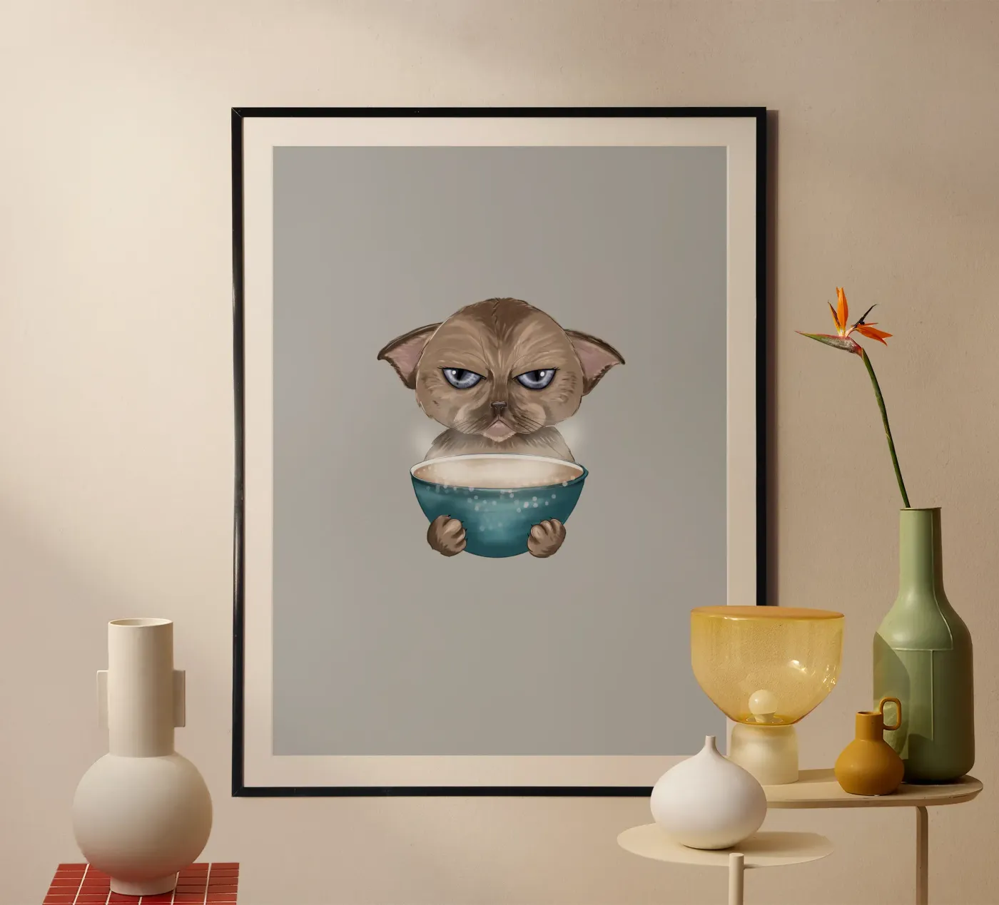 grumpy cat poster by by elle arts moments