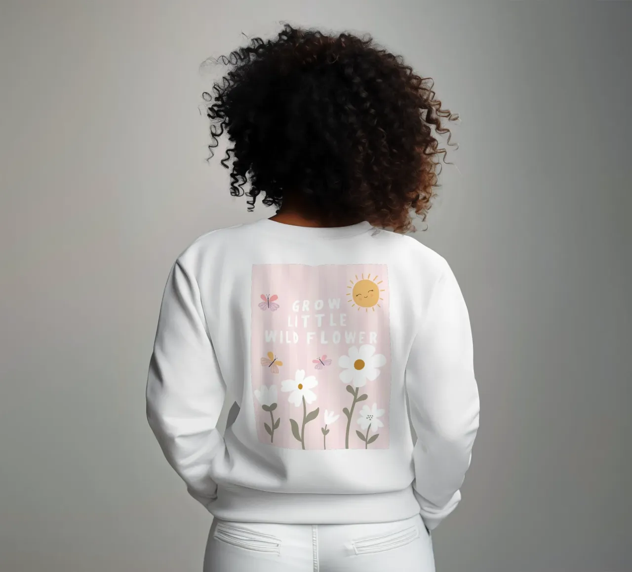 Crescere piccoli fiori selvatici felpa da Littleleo