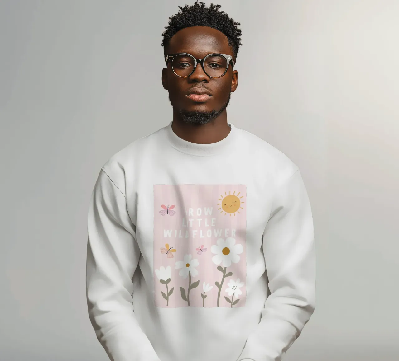 Crescere piccoli fiori selvatici felpa da Littleleo