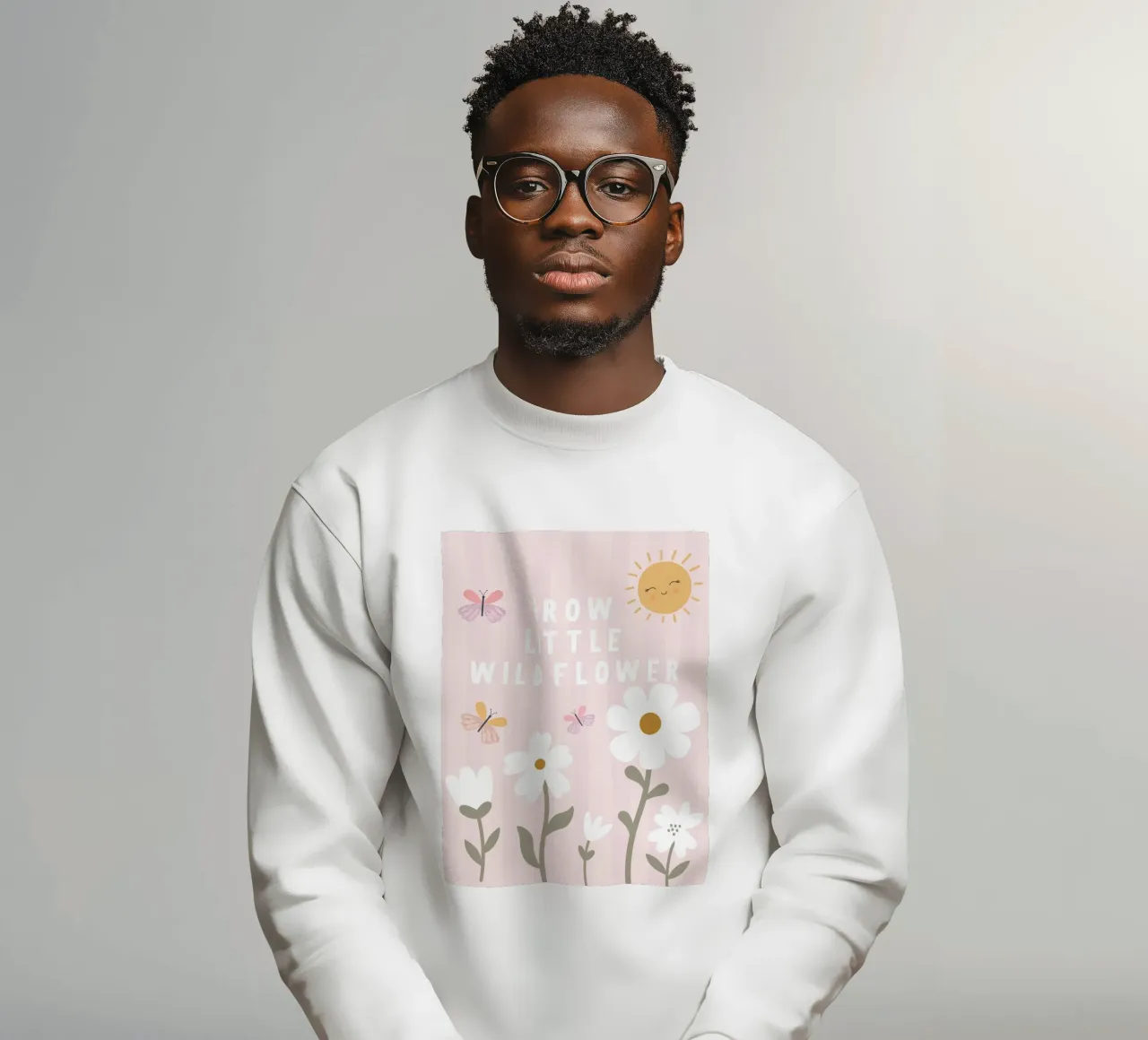 Crescere piccoli fiori selvatici felpa da Littleleo