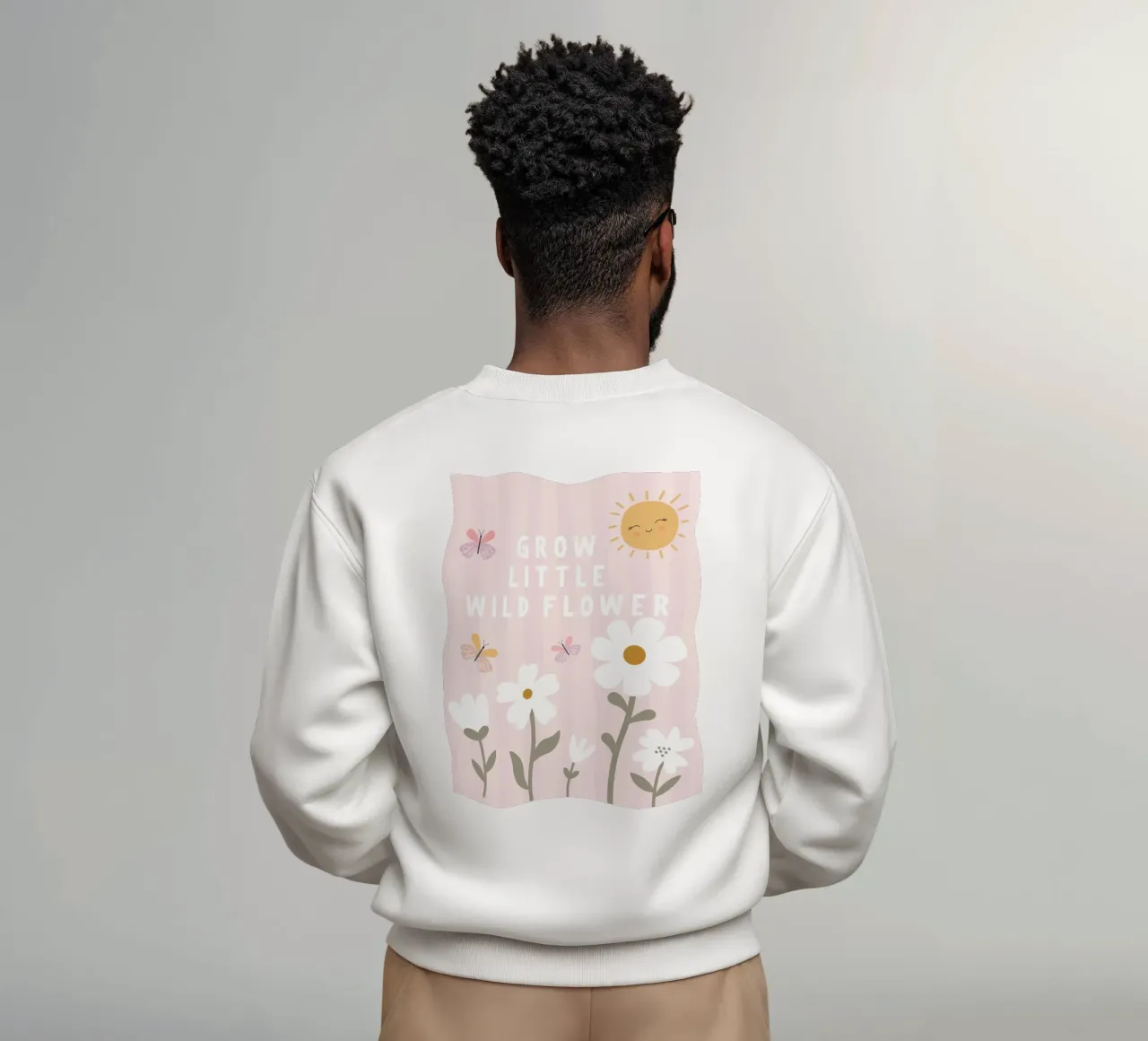 Crescere piccoli fiori selvatici felpa da Littleleo