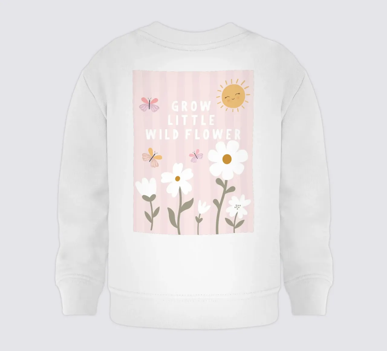 Crescere piccoli fiori selvatici felpa neonato da Littleleo