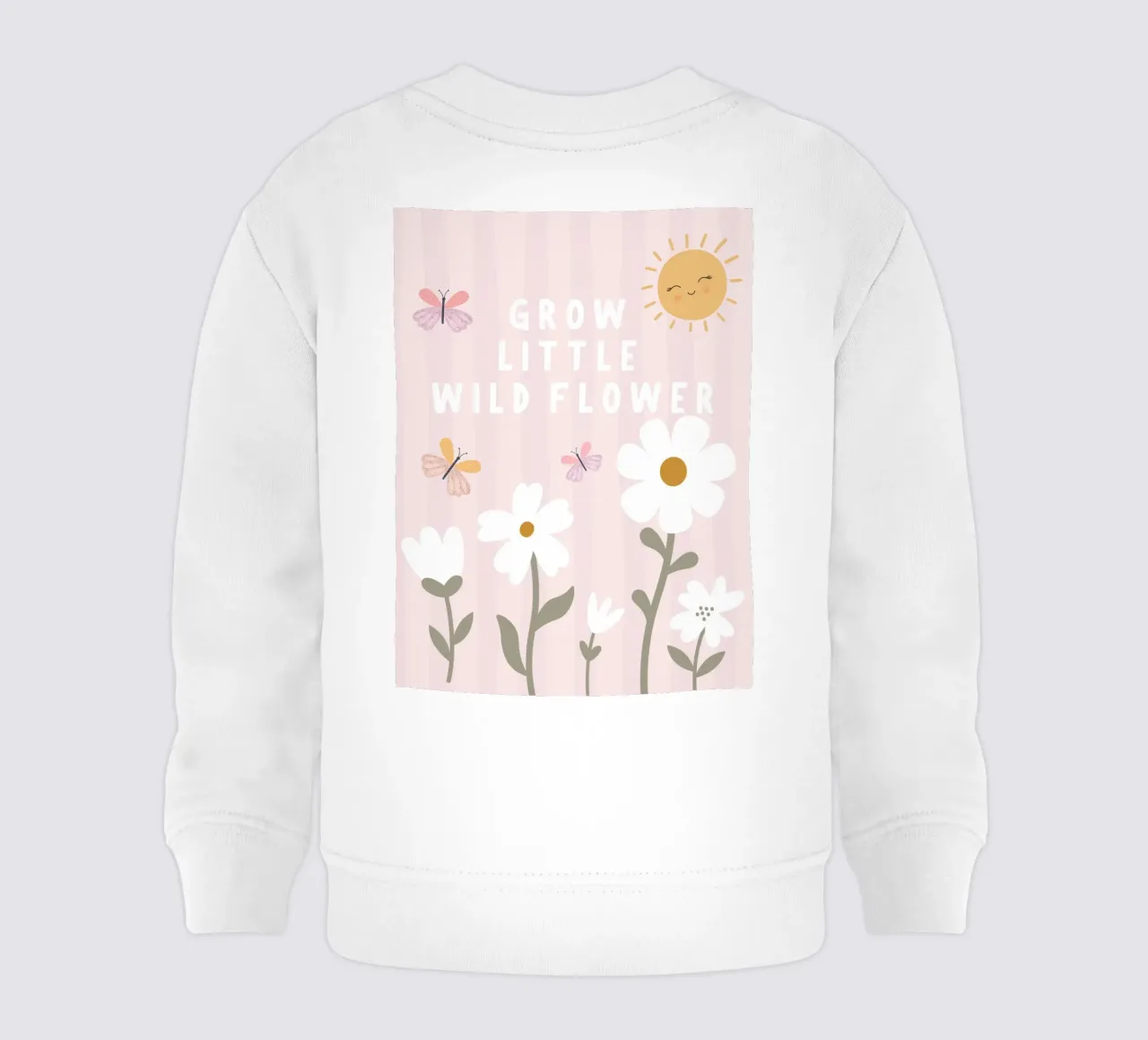 Crescere piccoli fiori selvatici felpa neonato da Littleleo