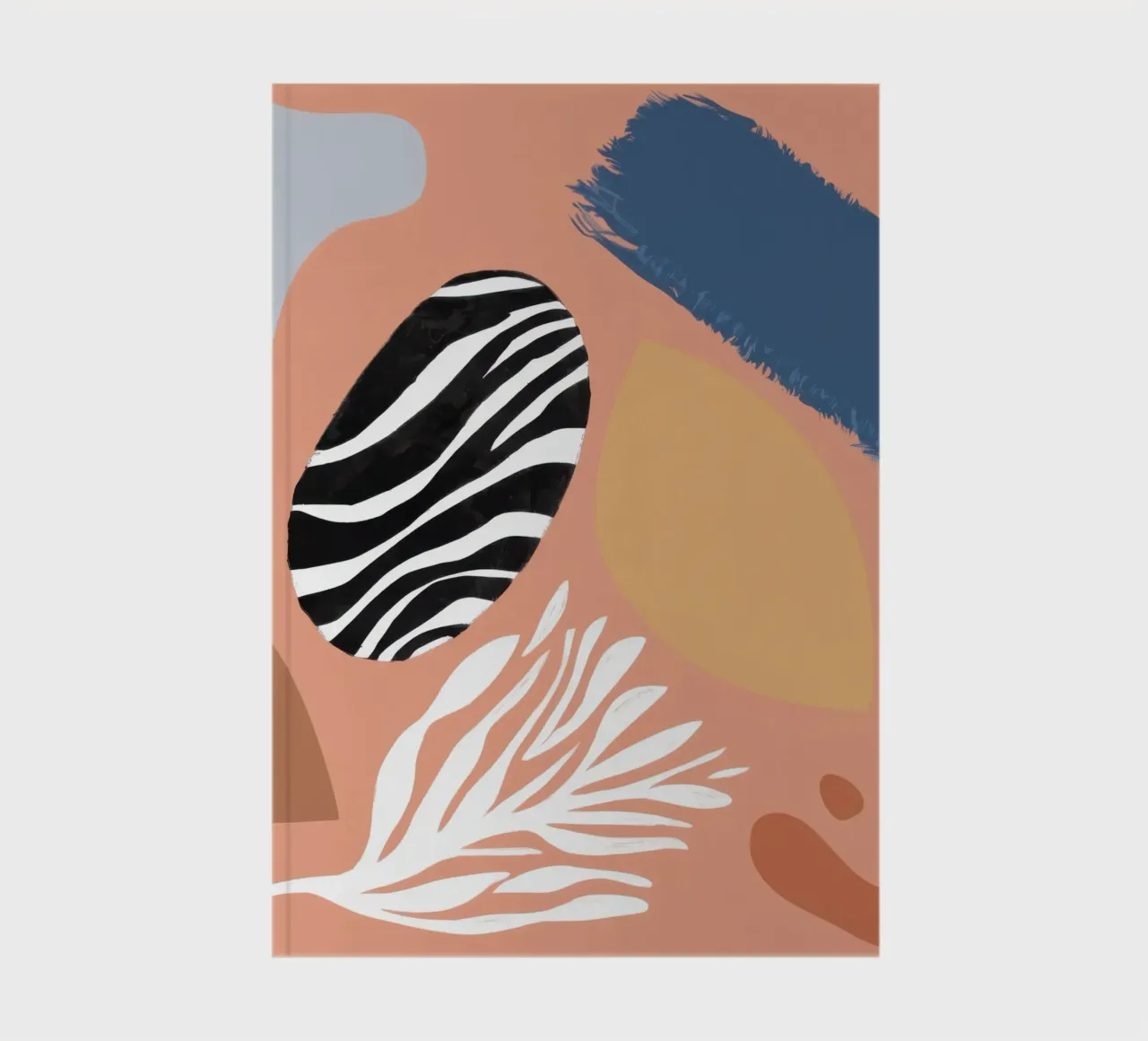 Textured Abstract Forms notebook by Sky Velour