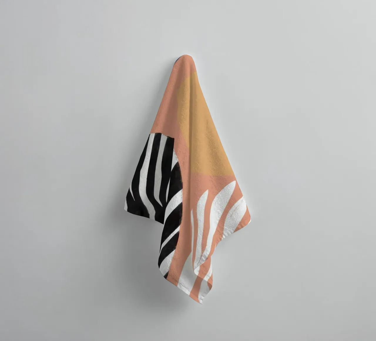 Textured Abstract Forms towel by Sky Velour