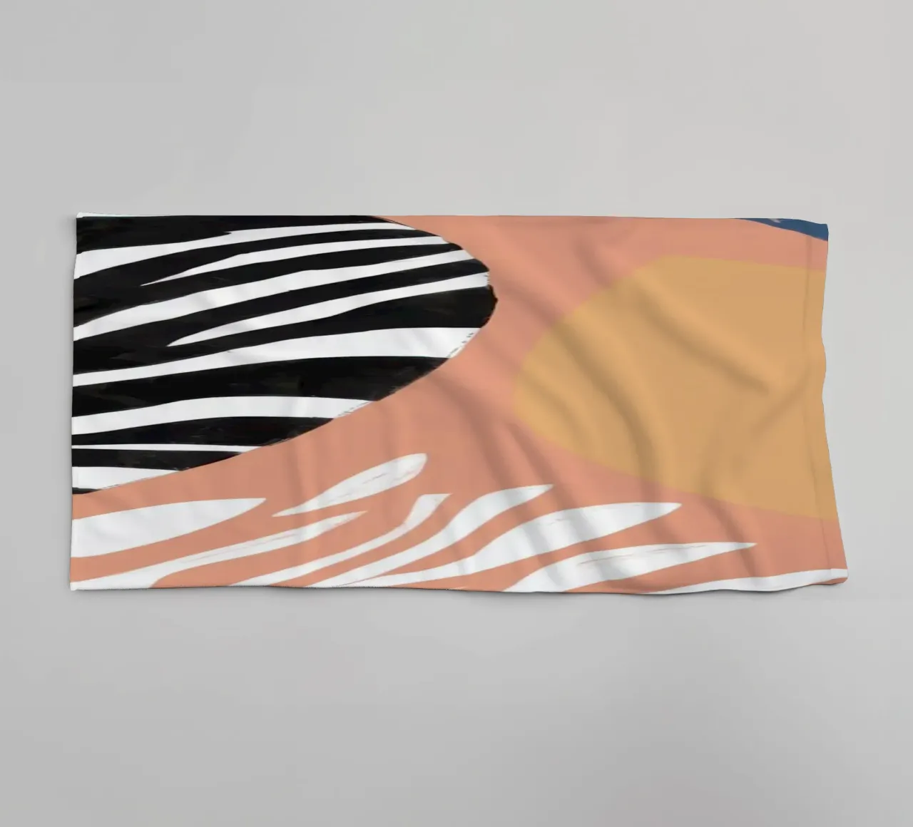 Textured Abstract Forms towel by Sky Velour