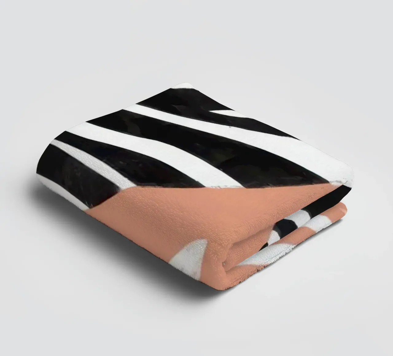 Textured Abstract Forms towel by Sky Velour