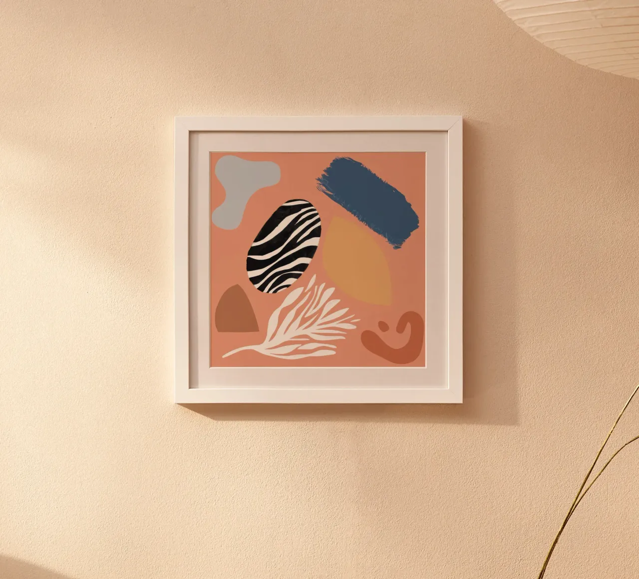 Textured Abstract Forms poster by Sky Velour