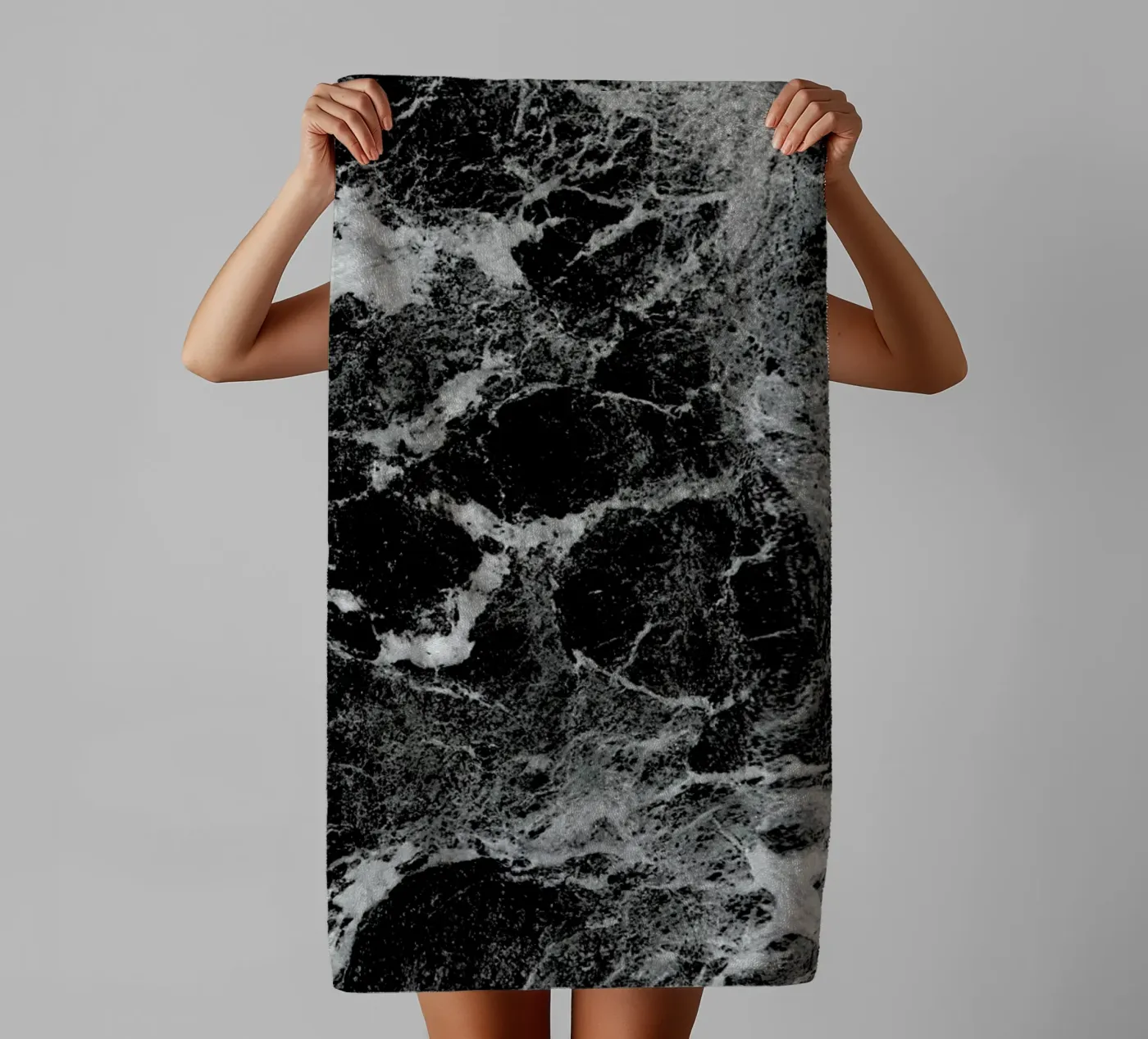 Marble badhanddoek van Three Of The Possessed