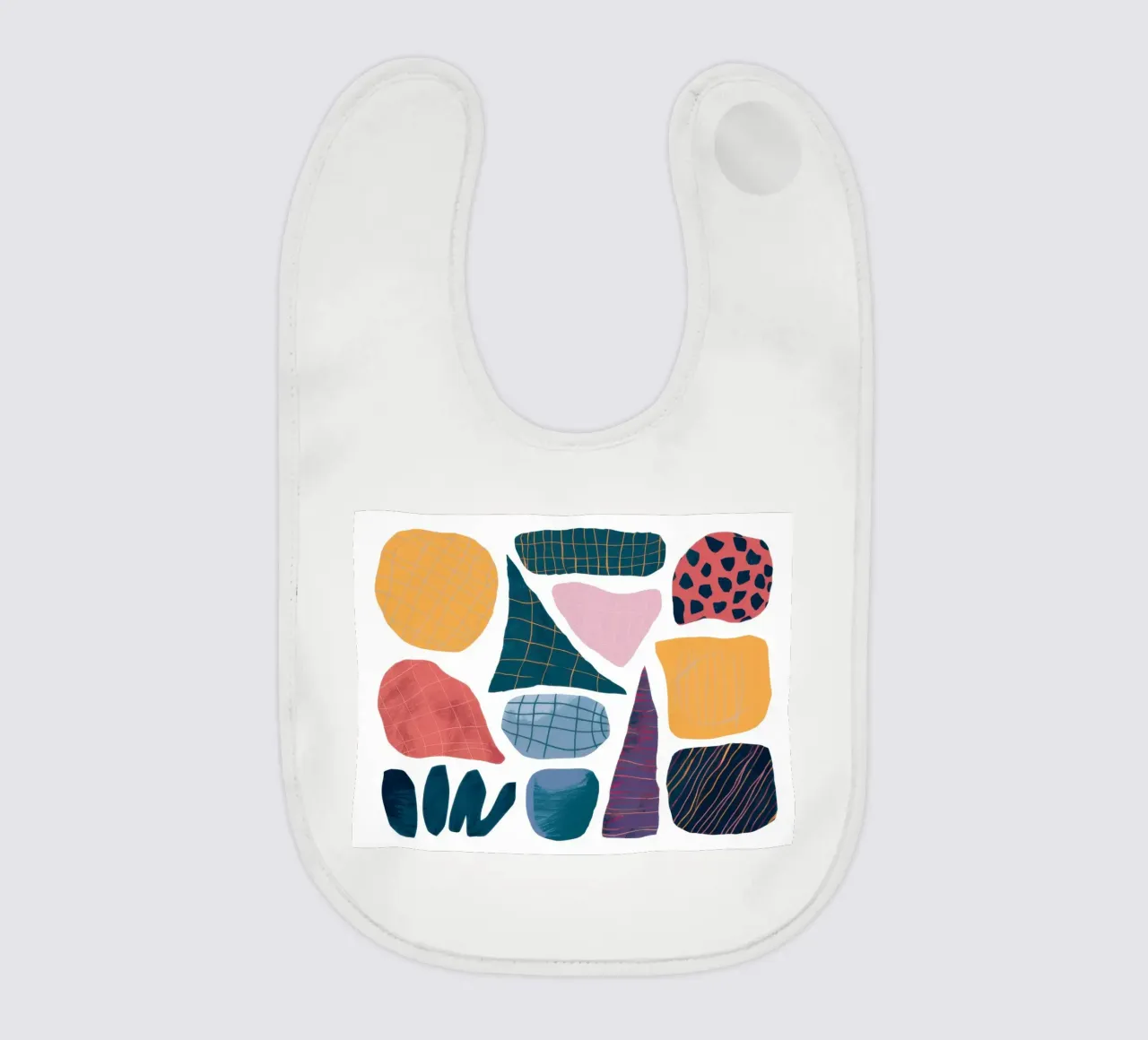 Assemblaggio di forme moderniste bavaglino da Sky Velour