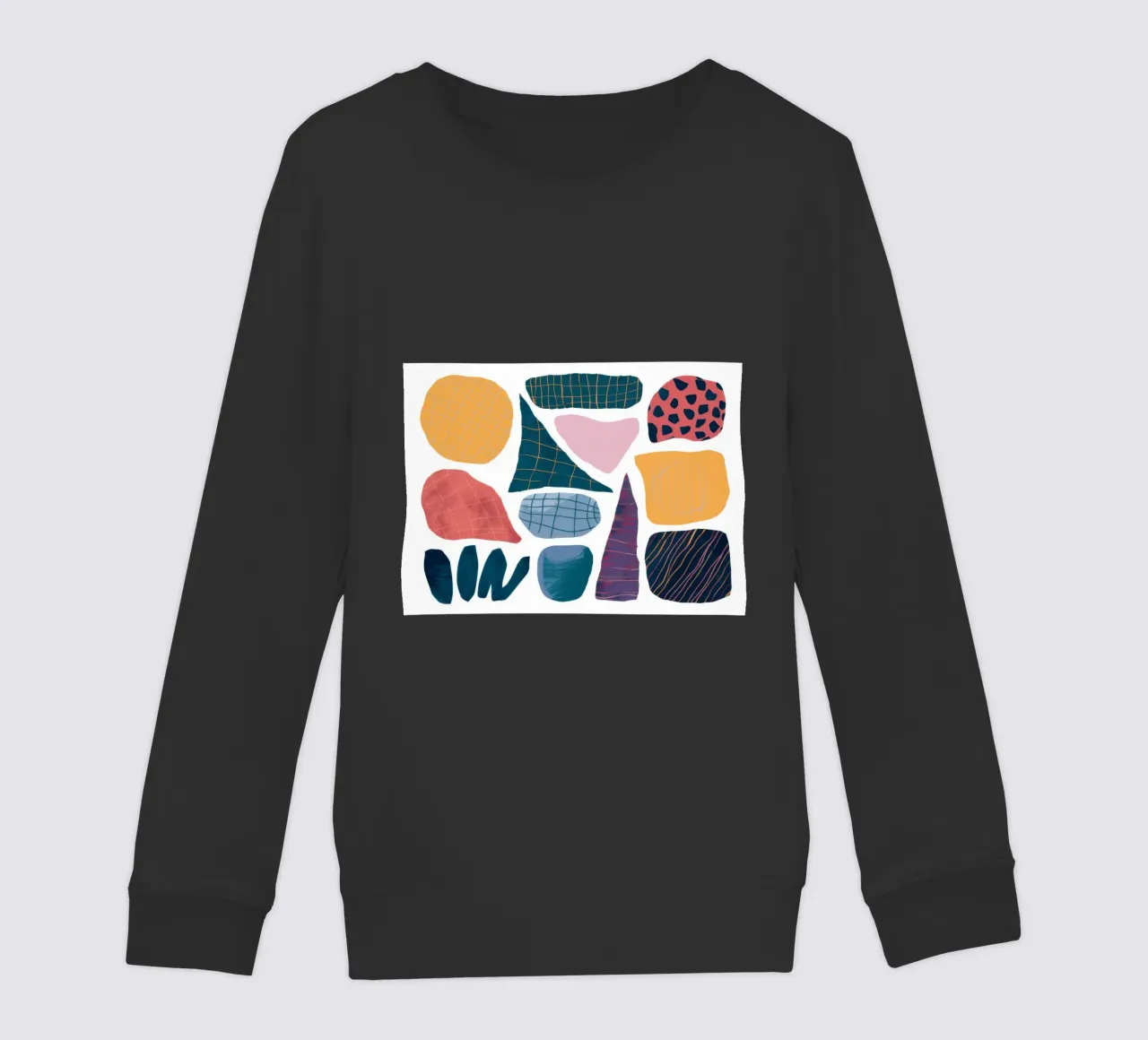 Assemblaggio di forme moderniste felpa bambino da Sky Velour