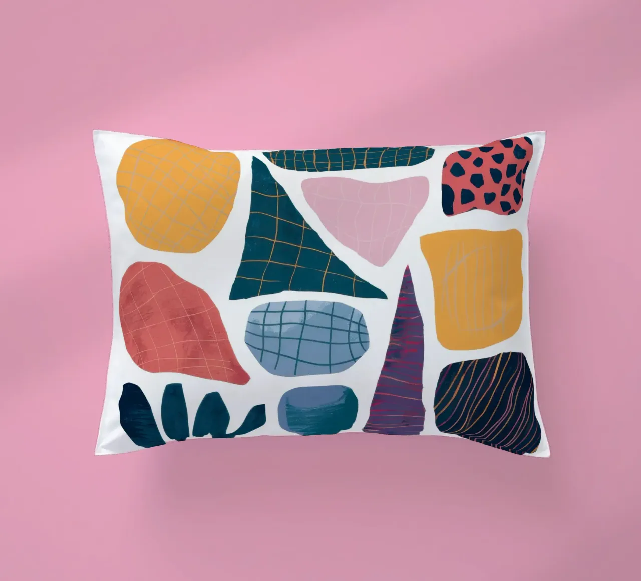 Assemblaggio di forme moderniste cuscino da Sky Velour