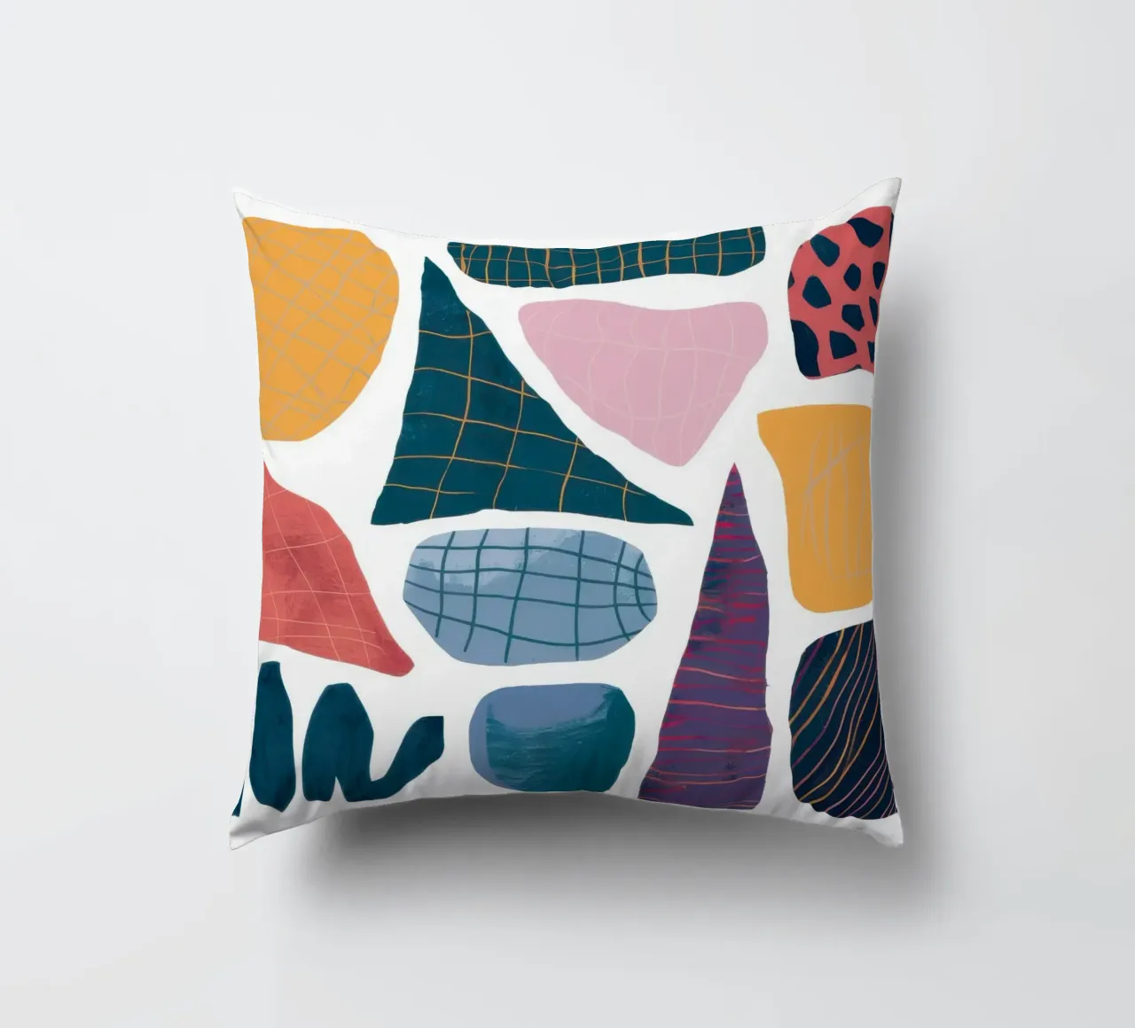 Assemblaggio di forme moderniste cuscino da Sky Velour