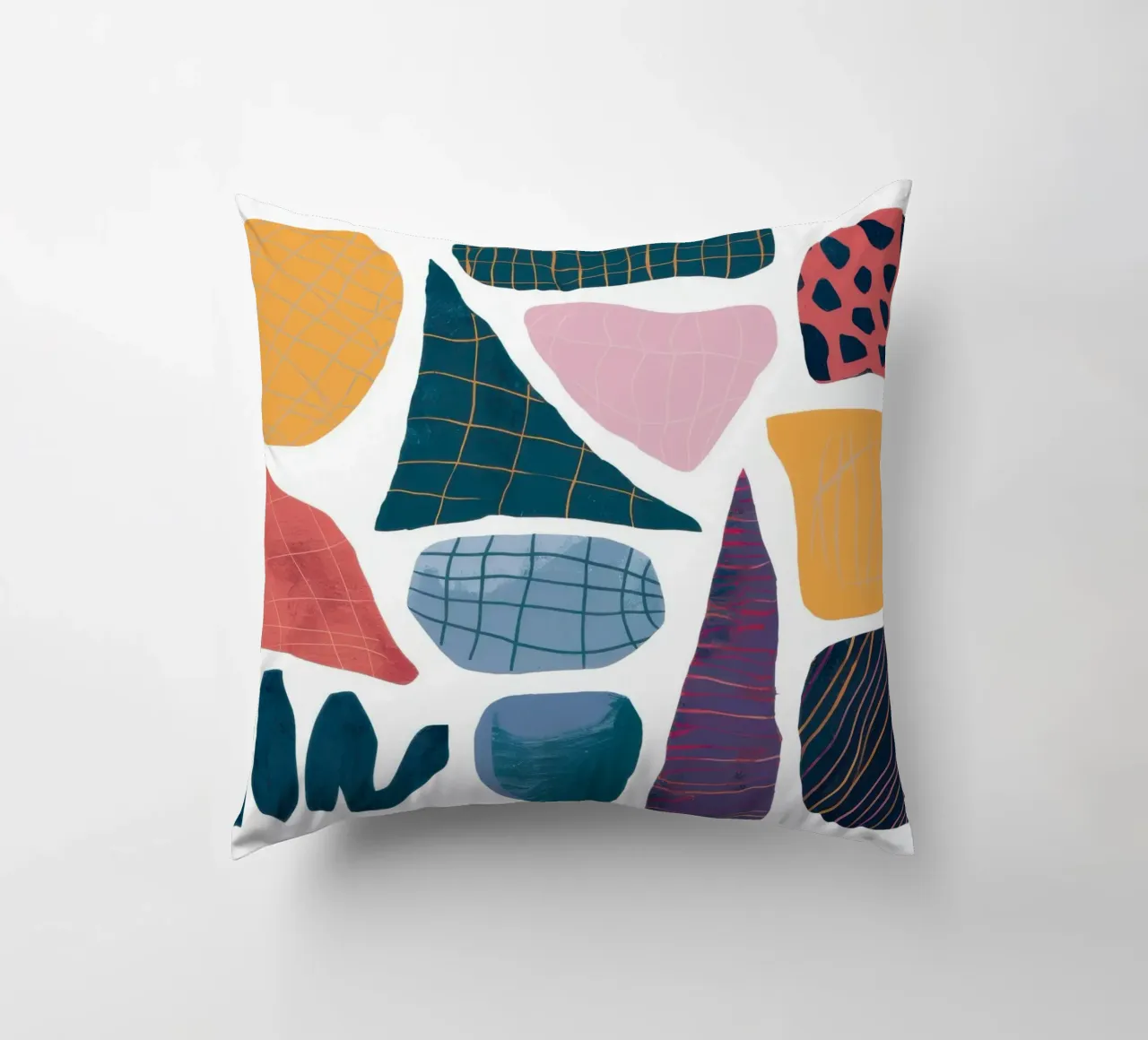 Assemblaggio di forme moderniste cuscino da Sky Velour